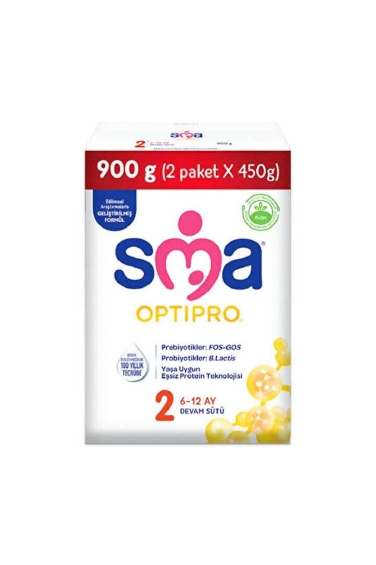 SMA Optipro 2 6-12 Ay Devam Sütü 900 g (2 Paket x 450 g)