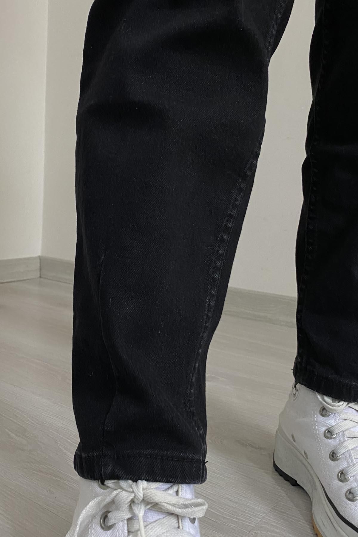 İstangül Butik-Full Lycra Large Size Jeans with Cuffs 4