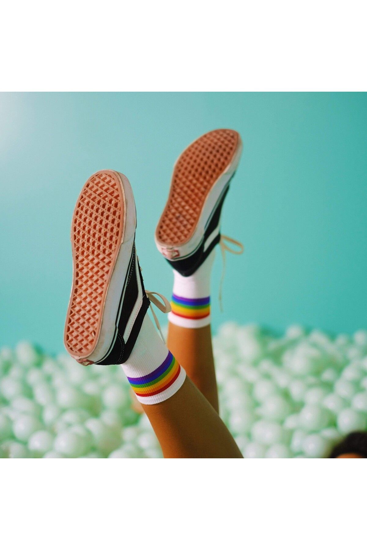 American Socks-Rainbow P ψηλές κάλτσες στον αστράγαλο 5