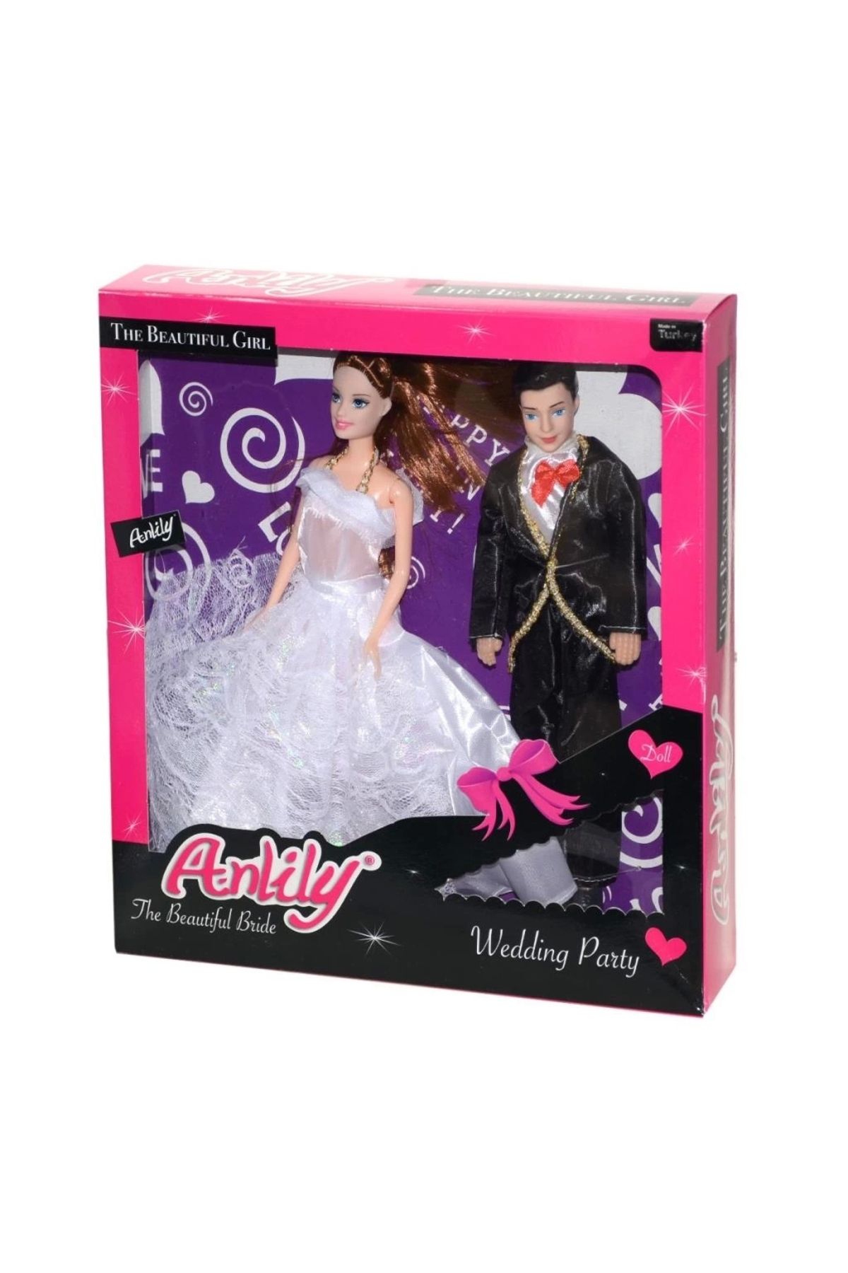 Basic Fun Çocuk 02264 Oydaş, Anlily Gelin ve Damat / +3 yaş