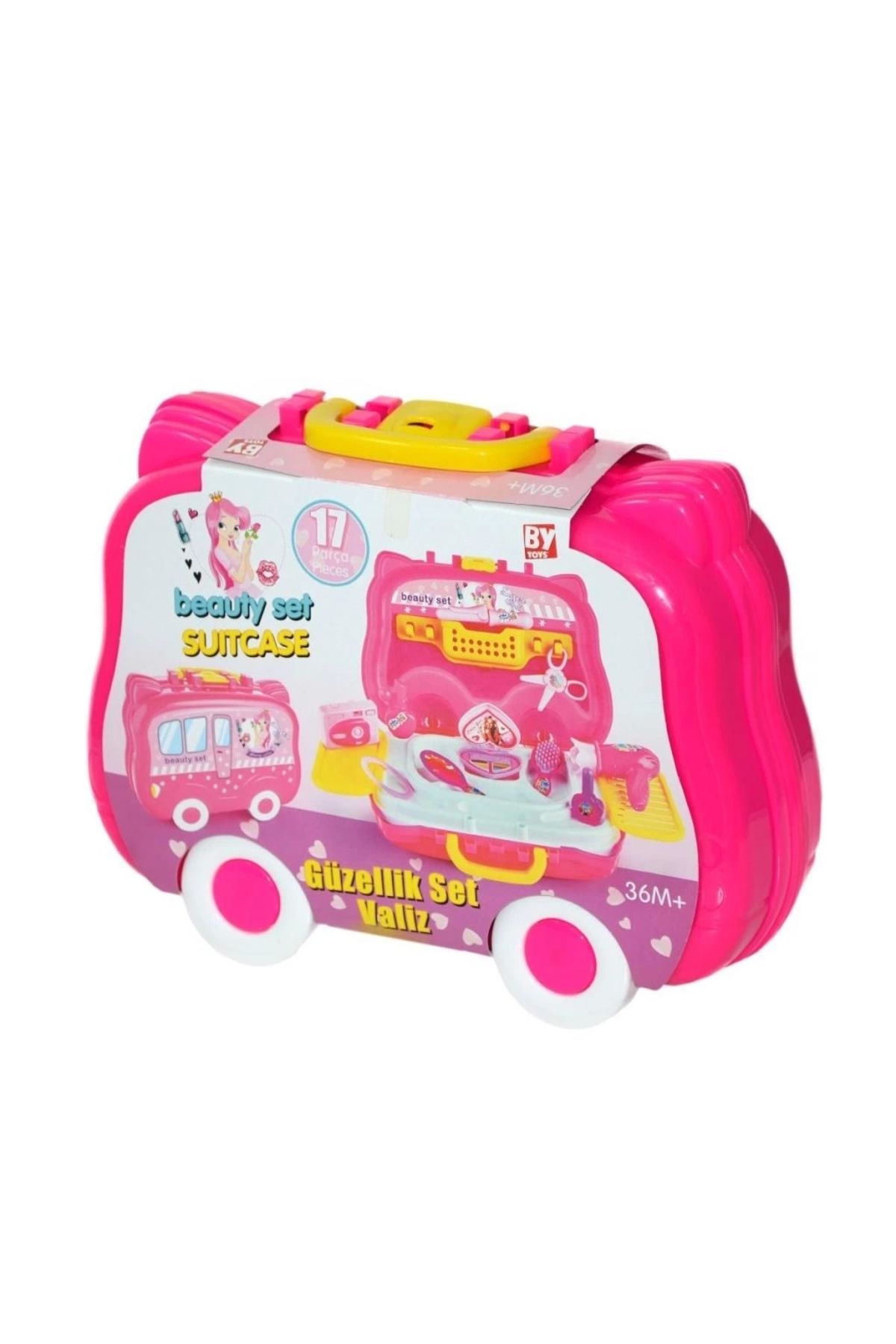 Basic Fun Çocuk 563 BY Toys, Güzellik Set Valiz / +36 ay