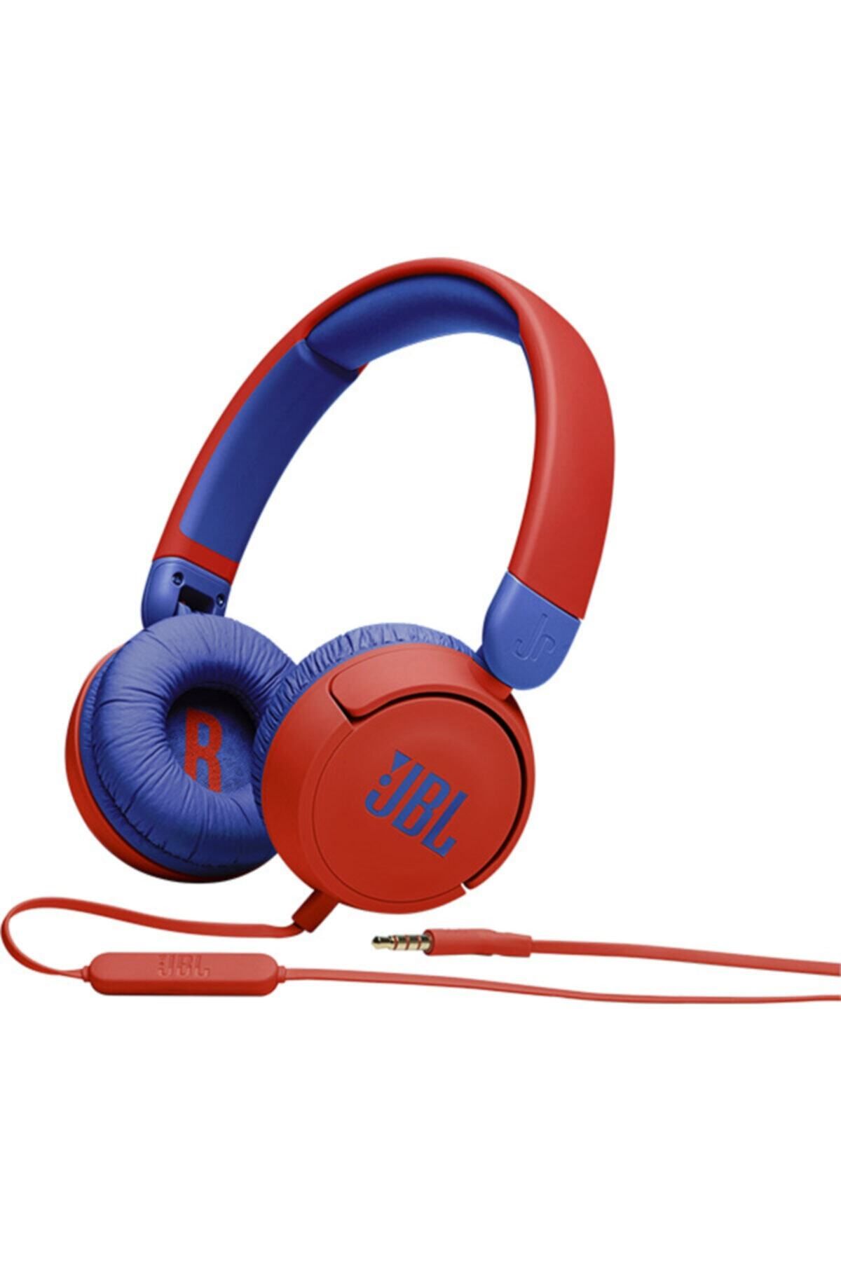 JBL Jr310 Kırmızı Kablolu Kulak Üstü Çocuk Kulaklığı