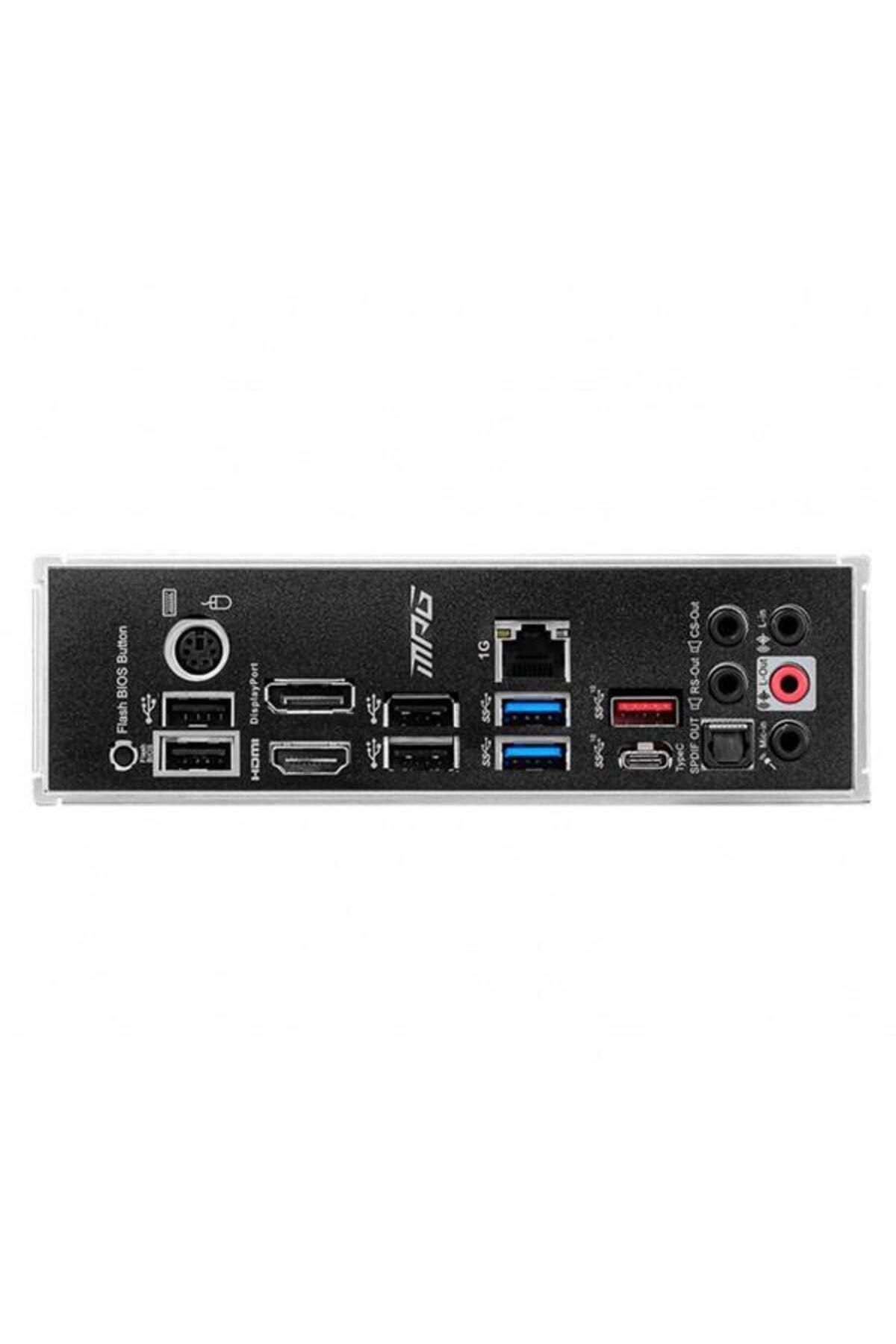 MSI-Mpg B550 Gamıng Plus Ddr4 M2 Pcıe Nvme Hdmı Dp Pcıe 16x V4.0 Am4 Atx 6
