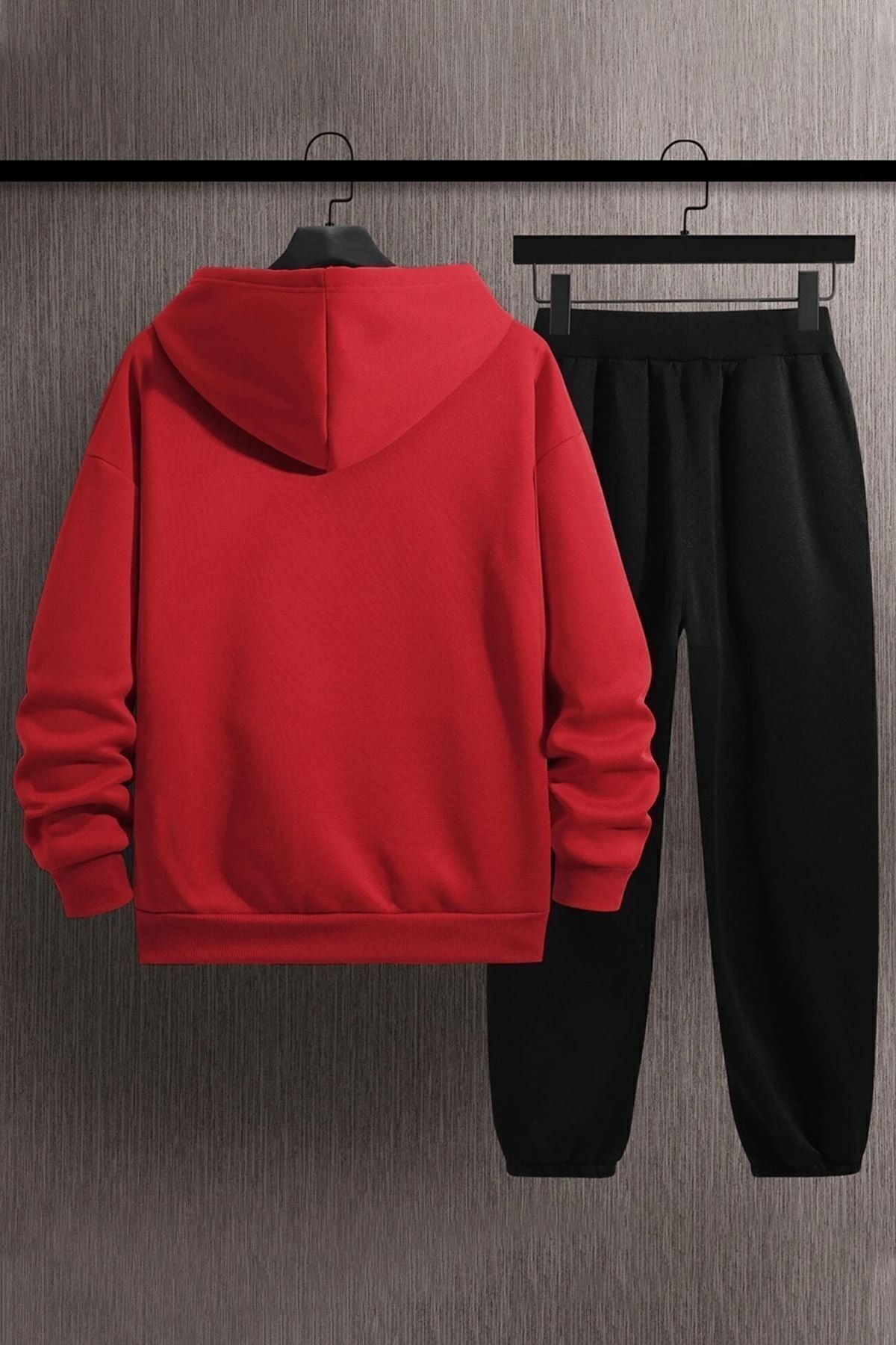 THEKONT-Saves Red Black Tracksuit Set 2