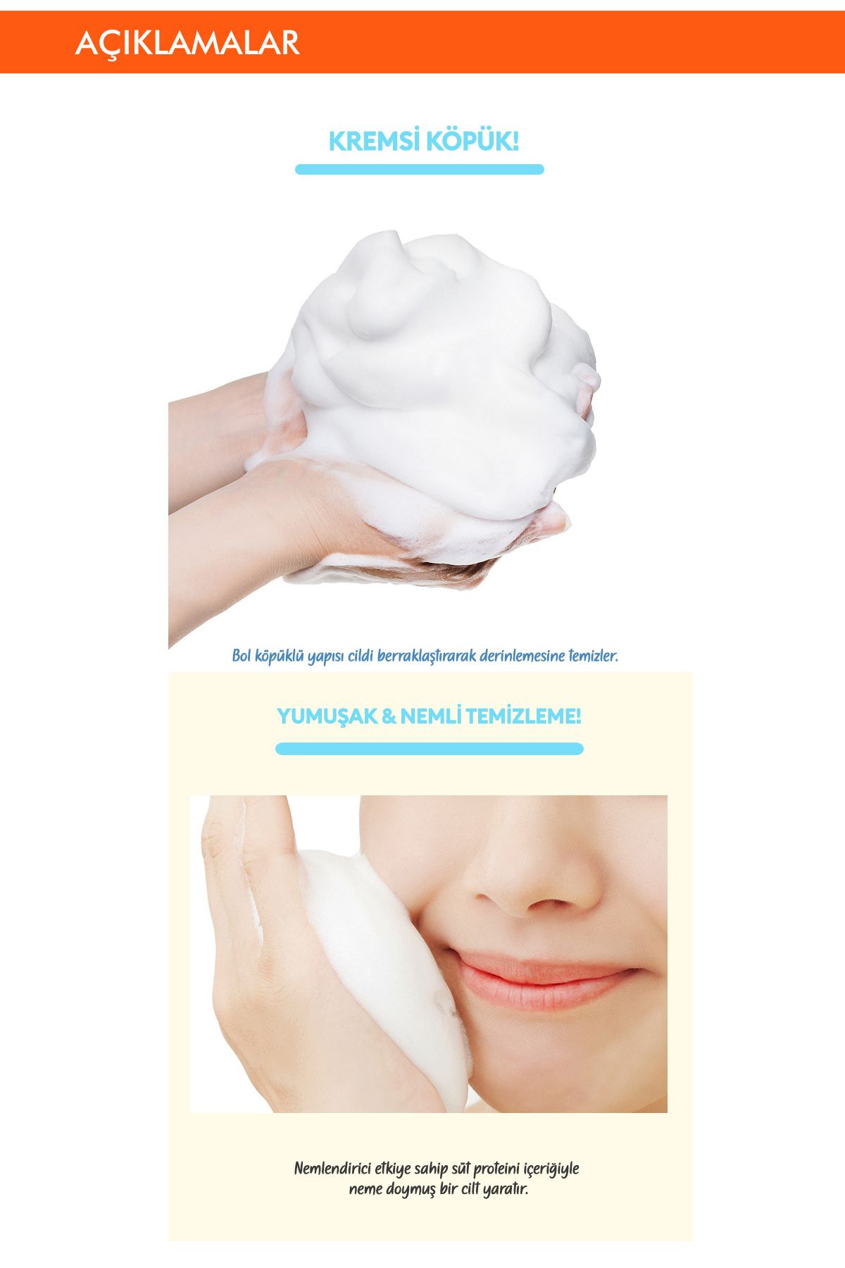 Missha-A'Pieu Deep Clean Foam Cleanser - Washing Foam for Soft and Smooth Skin Texture (Whipping) 3