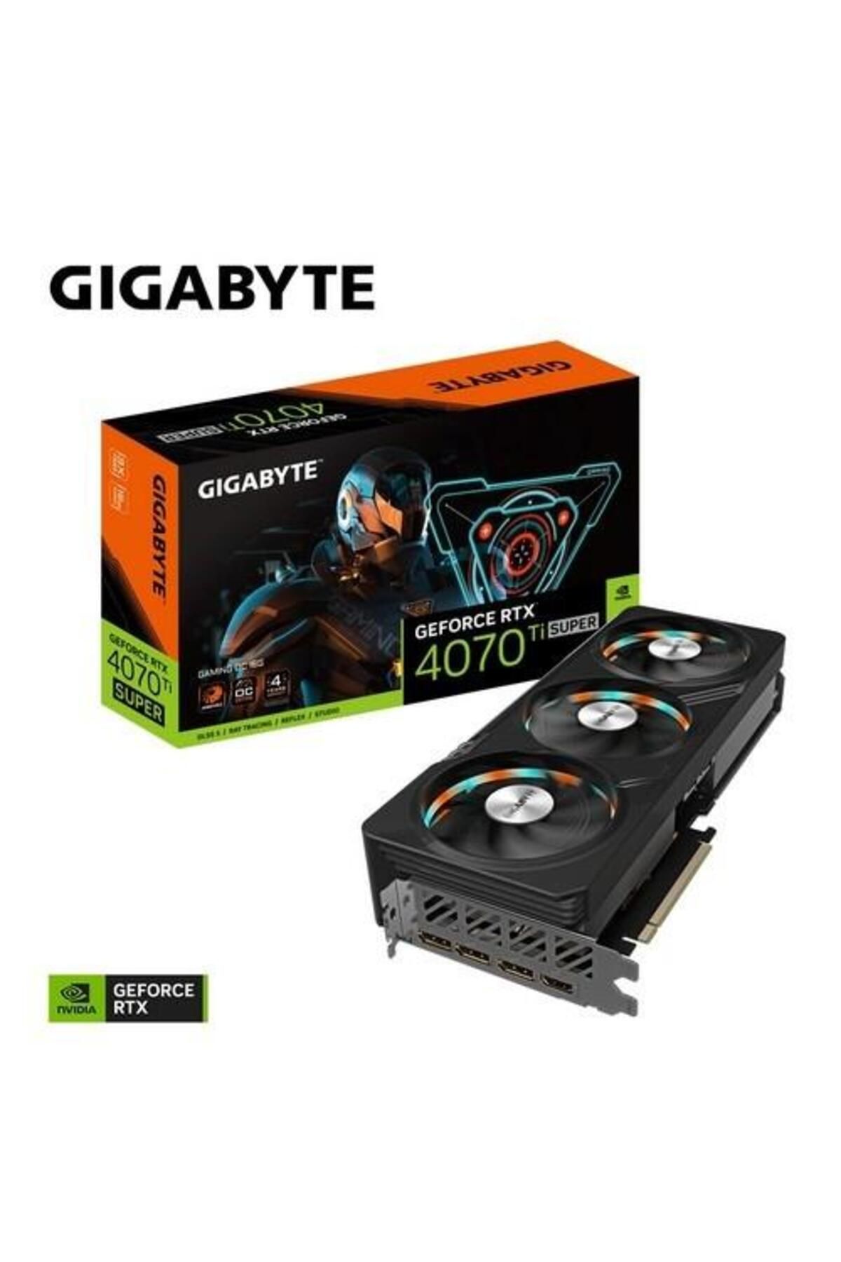 Gigabyte 16gb Rtx4070tı Super Gamıng Gv-n407tsgamoc-16g Hdmı-dp Pcıe 4.0