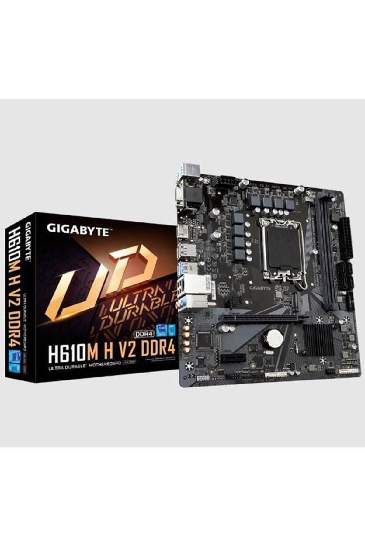 Gigabyte H610m H V2 Ddr4 M2 Pcie Nvme Hdmi Pcie 16x V4.0 1700p Matx Anakart