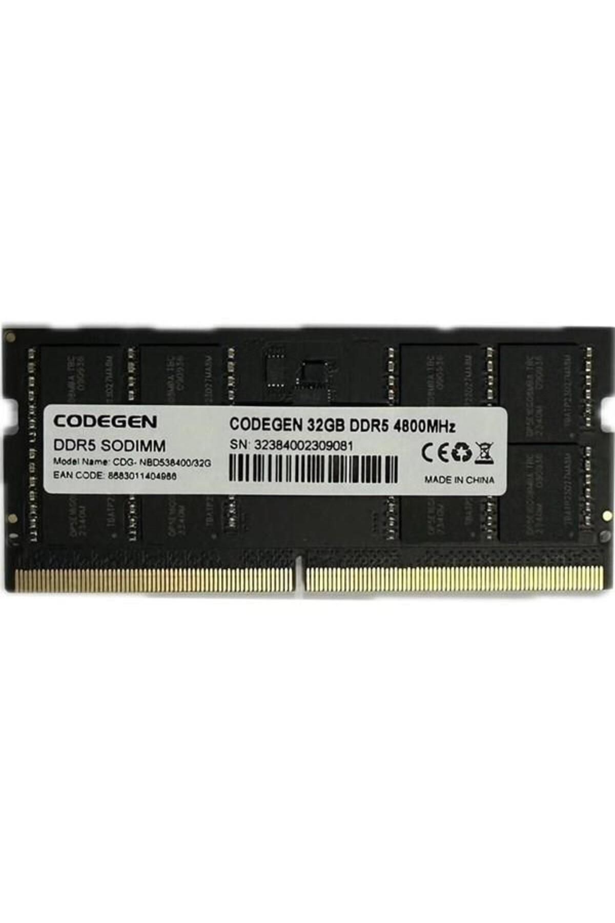 CODEGEN-32GB DDR5 4800MHZ NOTEBOOK RAM VALUE CDG-NBD538400/32G 1