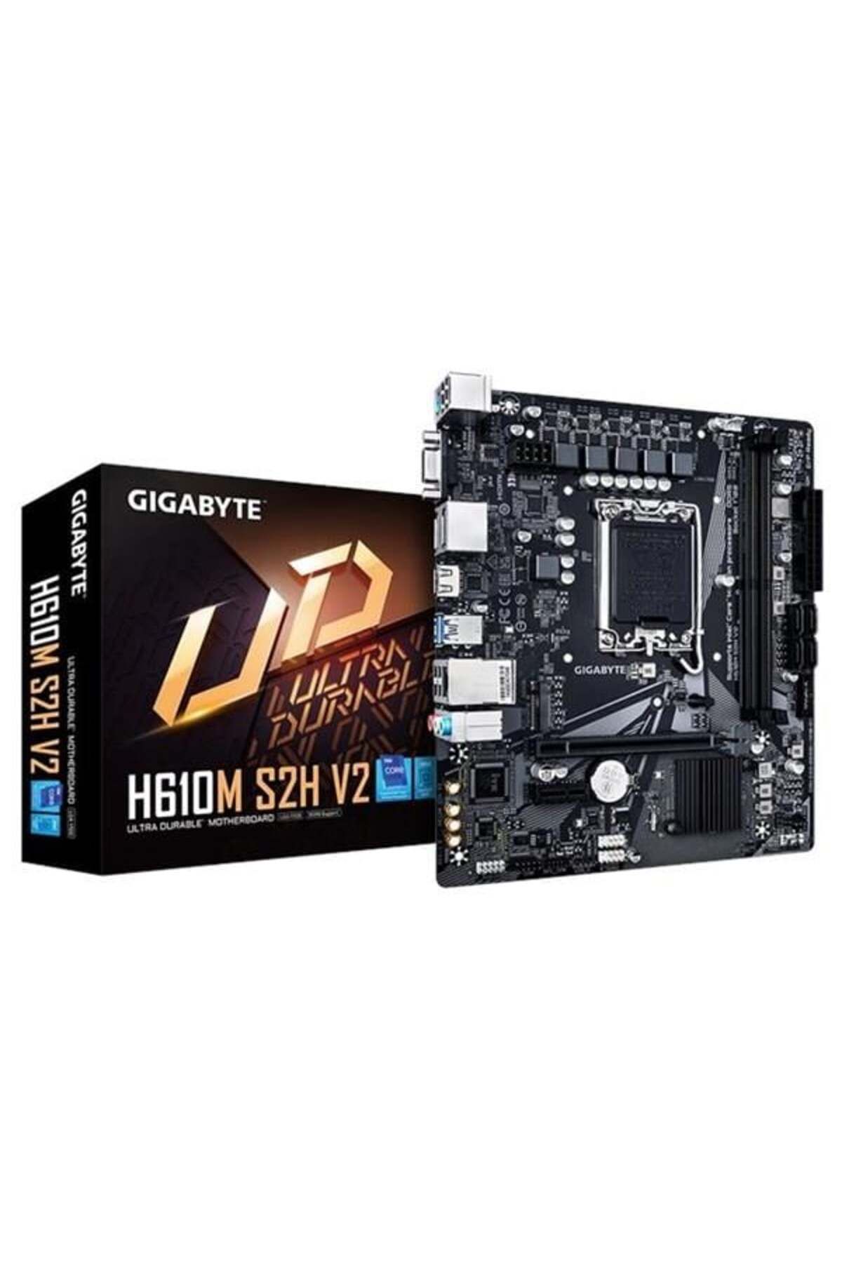 Gigabyte-H610M S2H V2 Ddr5 HDMI Dvi Dp Pcie 16X V4.0 1700P Matx 1