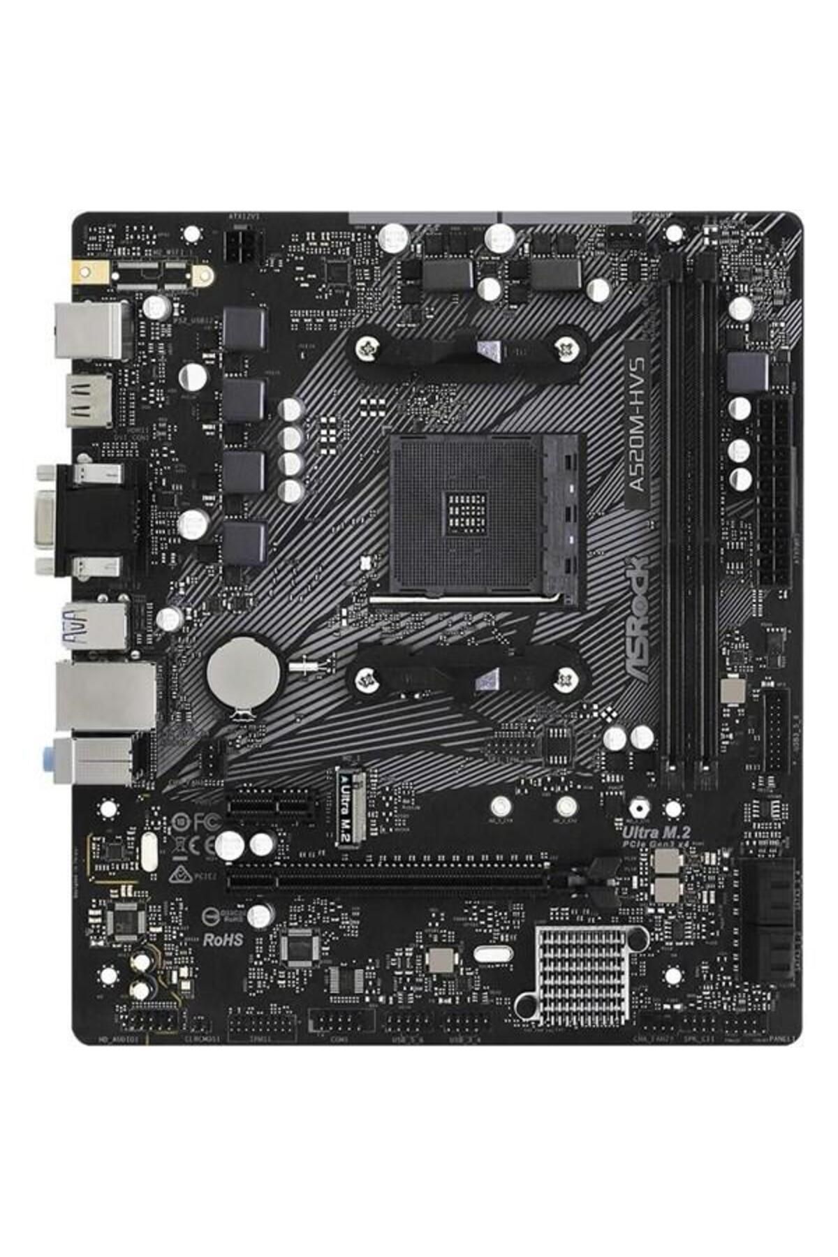 ASROCK-A520m-hvs DDR4 HDMI PCIe 16x V4.0 AM4 Matx - Pcie 16x V4.0 Am4 Matx 2