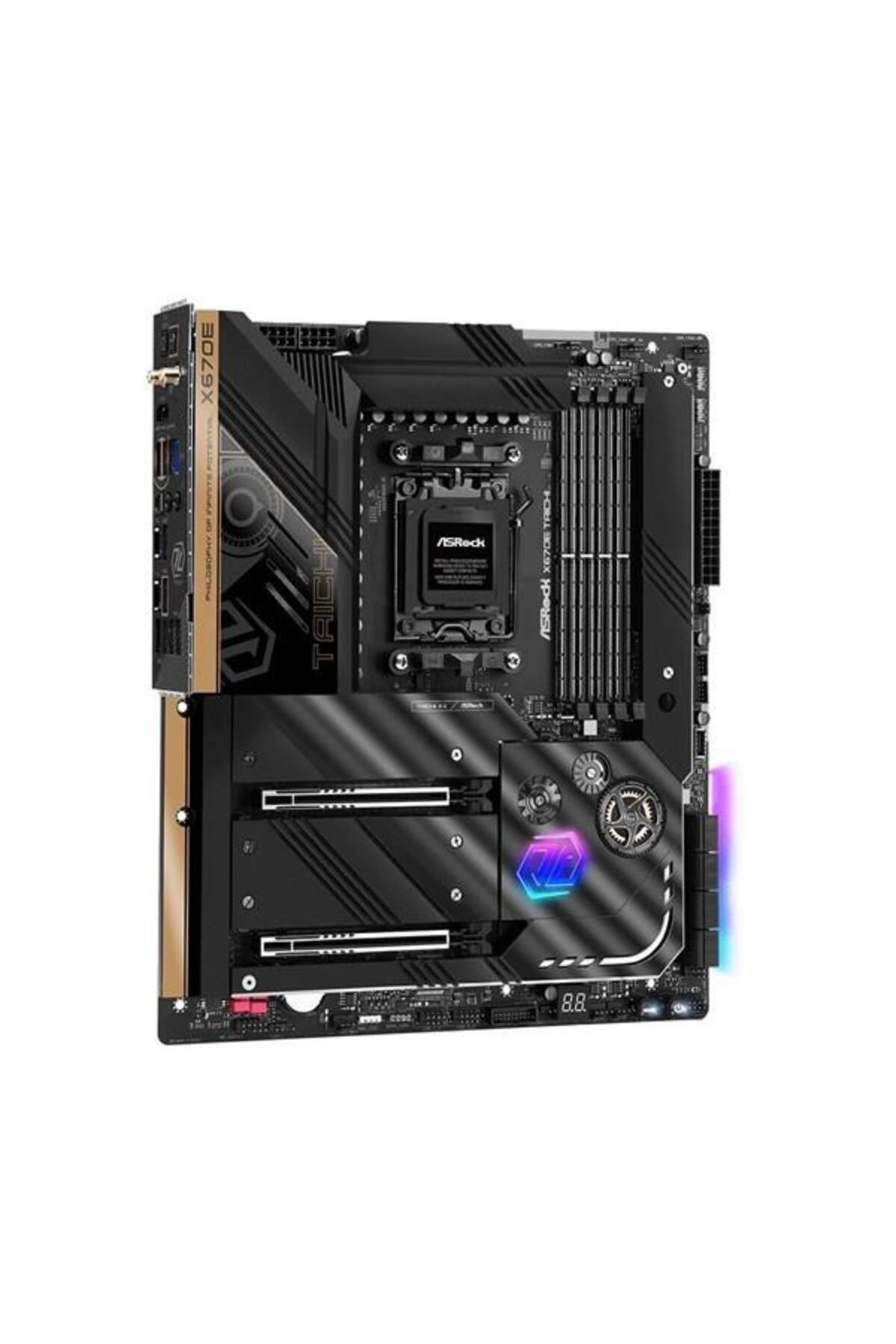 ASROCK-X670e Taıchi Wifi-6e Ddr5 HDMI-DP PCIe 5.0 Am5 ATX 4