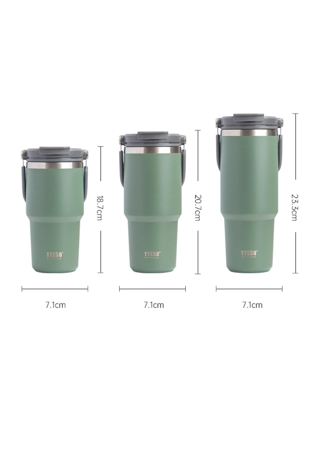 Tyeso DailyNeed Termos Vakumlu Paslanmaz Çelik 750 ML Siyah fotoğrafı 3 (önizleme)