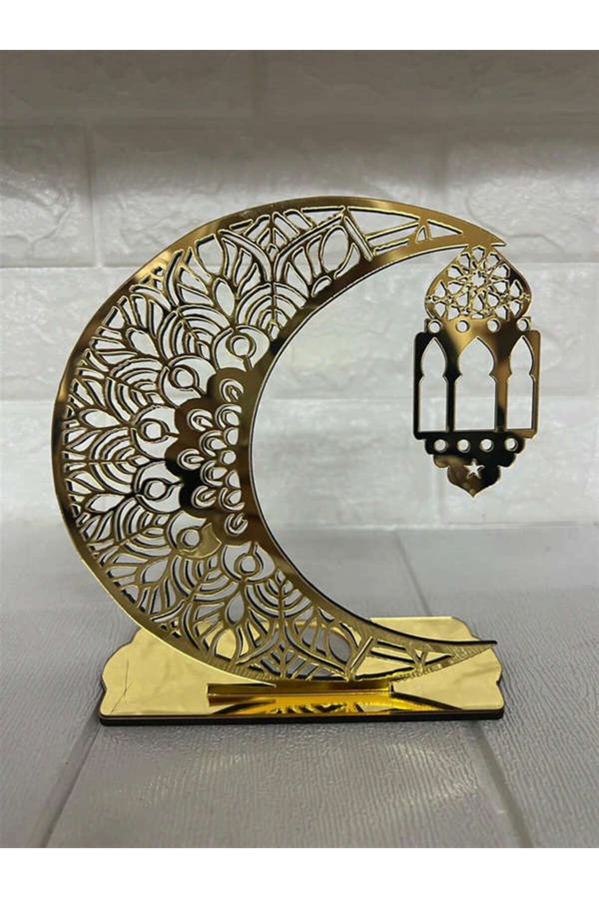 ZERO LAND - Ramazana Özel Pleksi Gold Mumluk 16 cm YKTSN