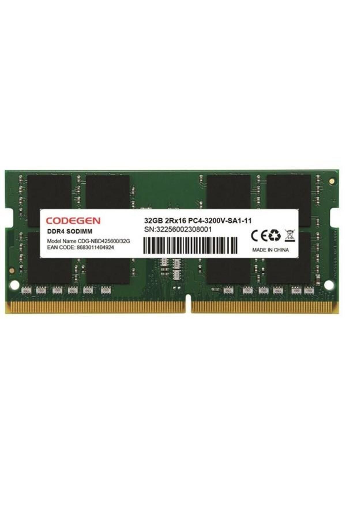 CODEGEN-32Gb Ddr4 3200Mhz Notebook Ram Value Cdg-Nbd425600/32G 1