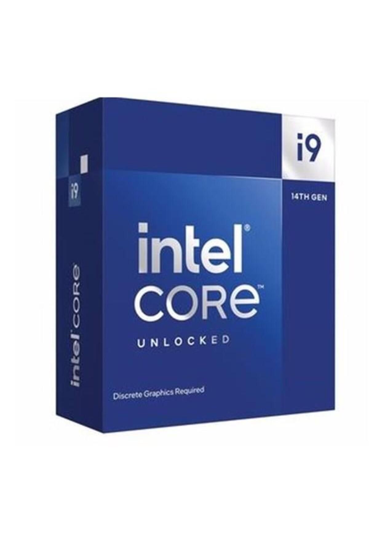 Intel CORE i9 14900KF 68MB 16çekirdekli VGA YOK 1700p 125w Kutulu+Fansız