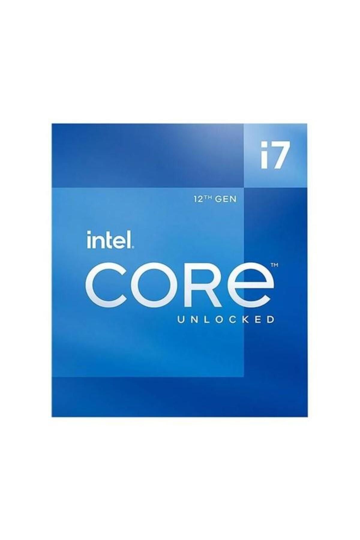 Intel Core I7 12700 25mb 8çekirdekli O/b Uhd Vga 1700p 65w Kutulu Fanlı