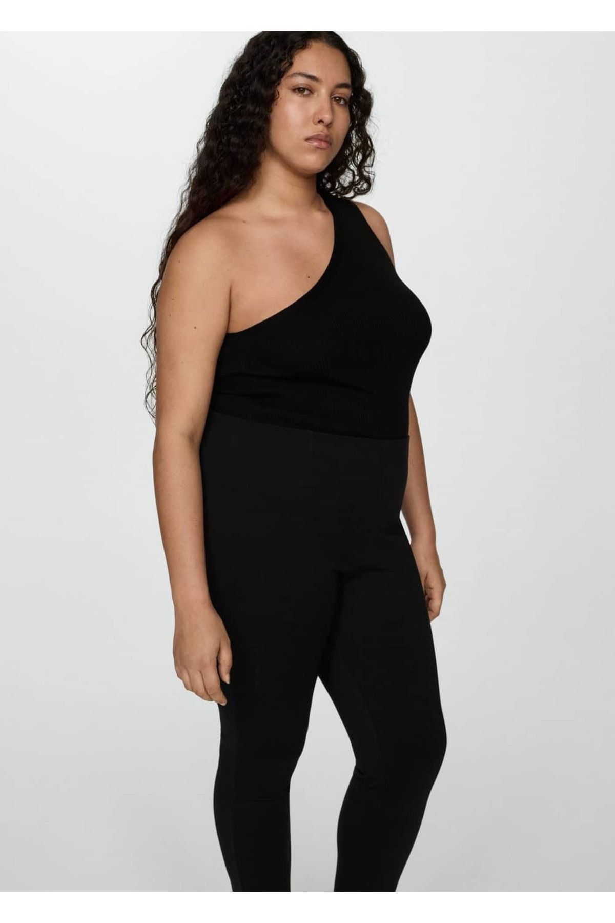 MANGO Woman-High Waist Leggings - Comfortable and Stylish Design 6
