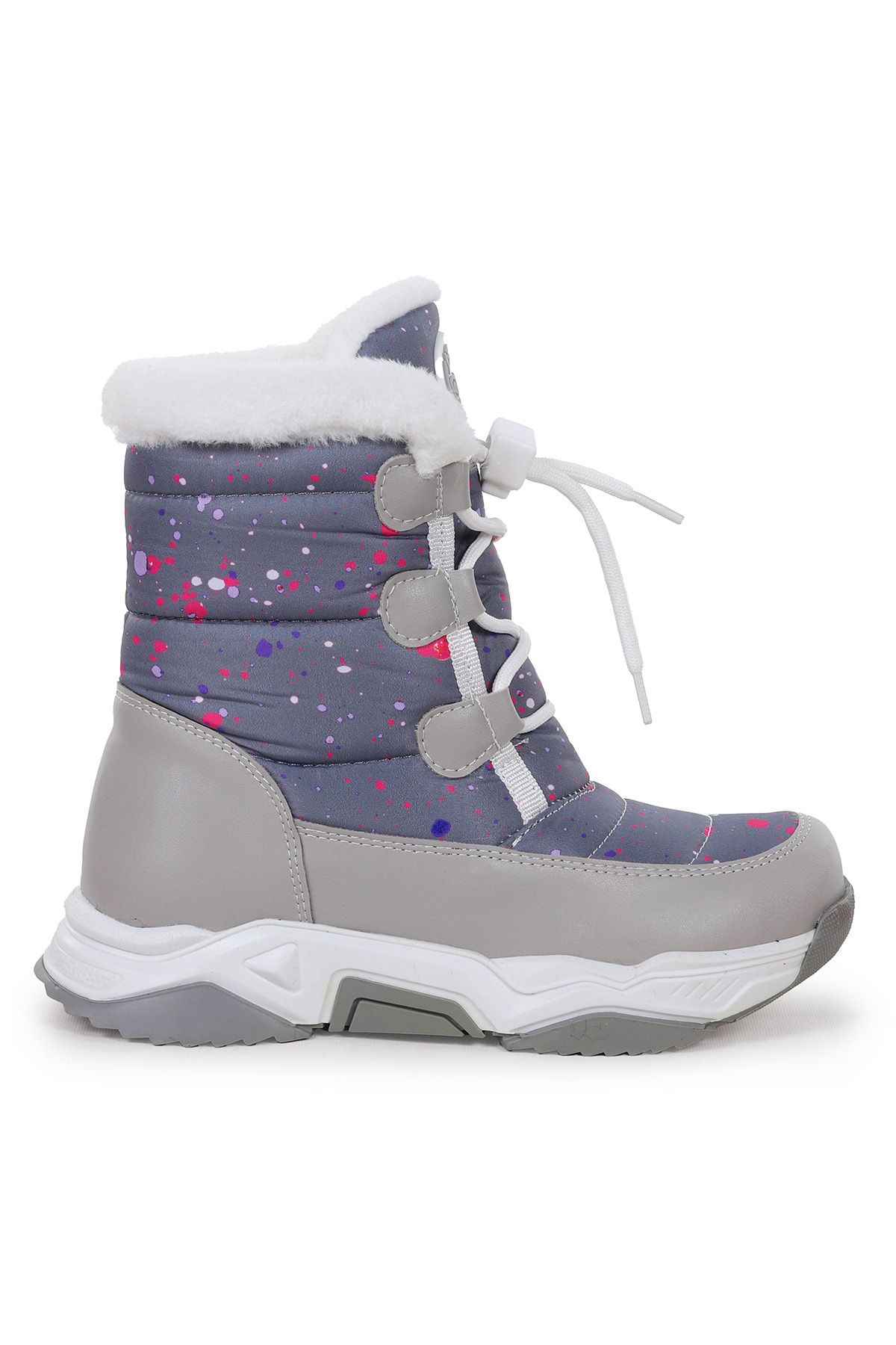 KARAMAZI-Karamazı Kids Bamboo Lace-Up Girls' Snow Boots 3