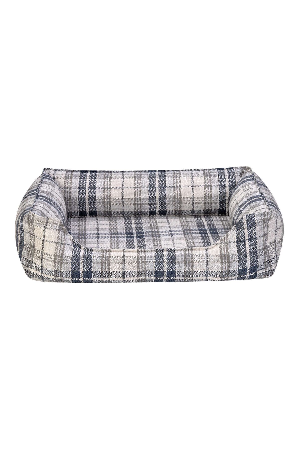 Pet Comfort Delta Varius Lacivert Kareli Kedi ve Köpek Yatağı S 60x75cm DRSTR