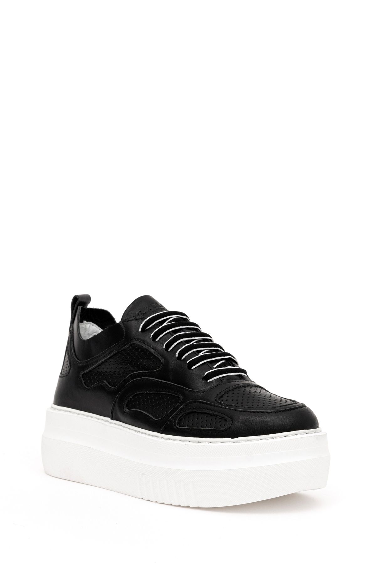 اسنیکر مشکی زنانه کفش های ورزشی سیاه VR046 U.S. Polo Assn.
