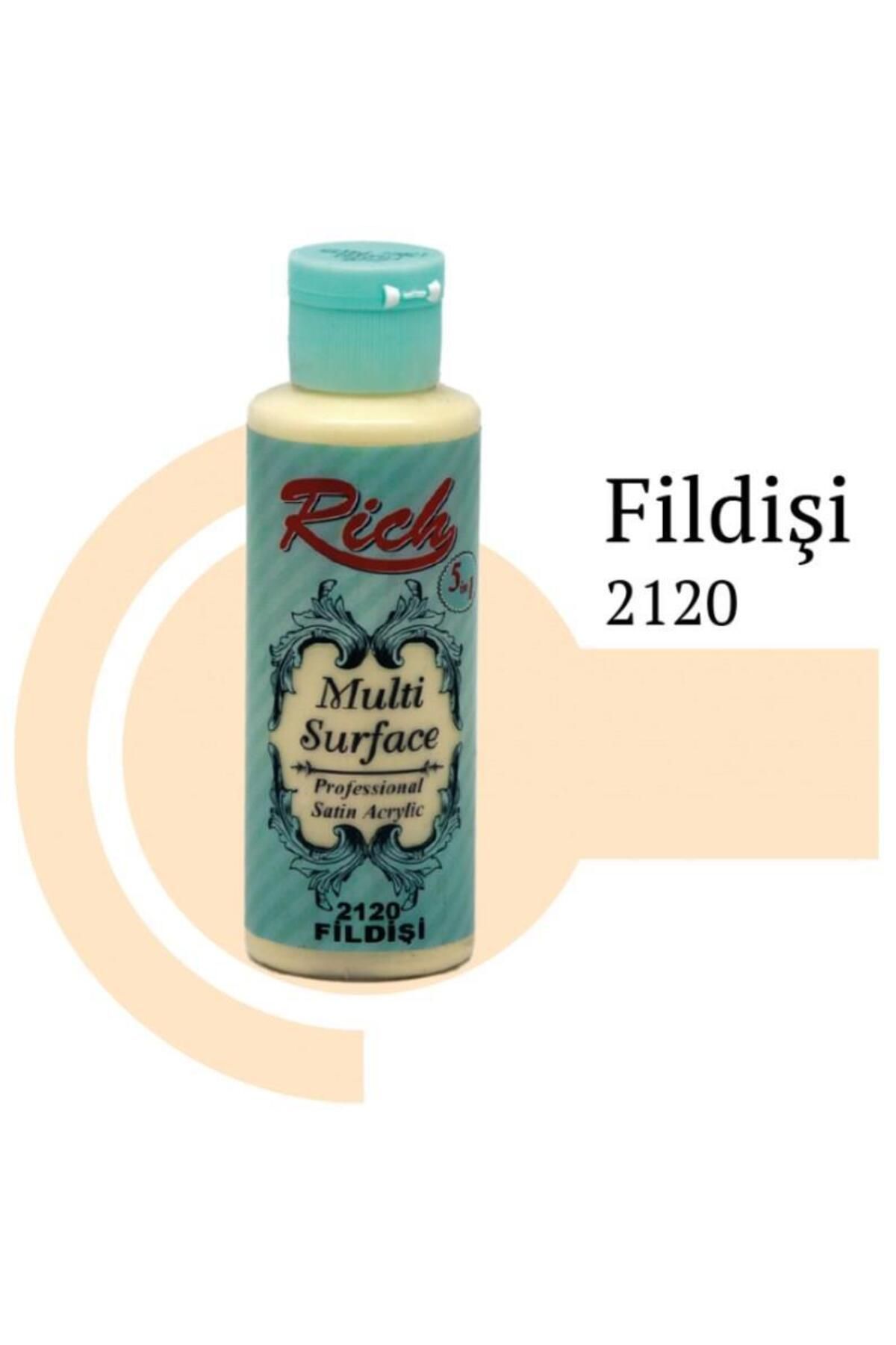 nuit dose Rich Multi Surface 2120 Fildişi Akrilik Boya 120 cc
