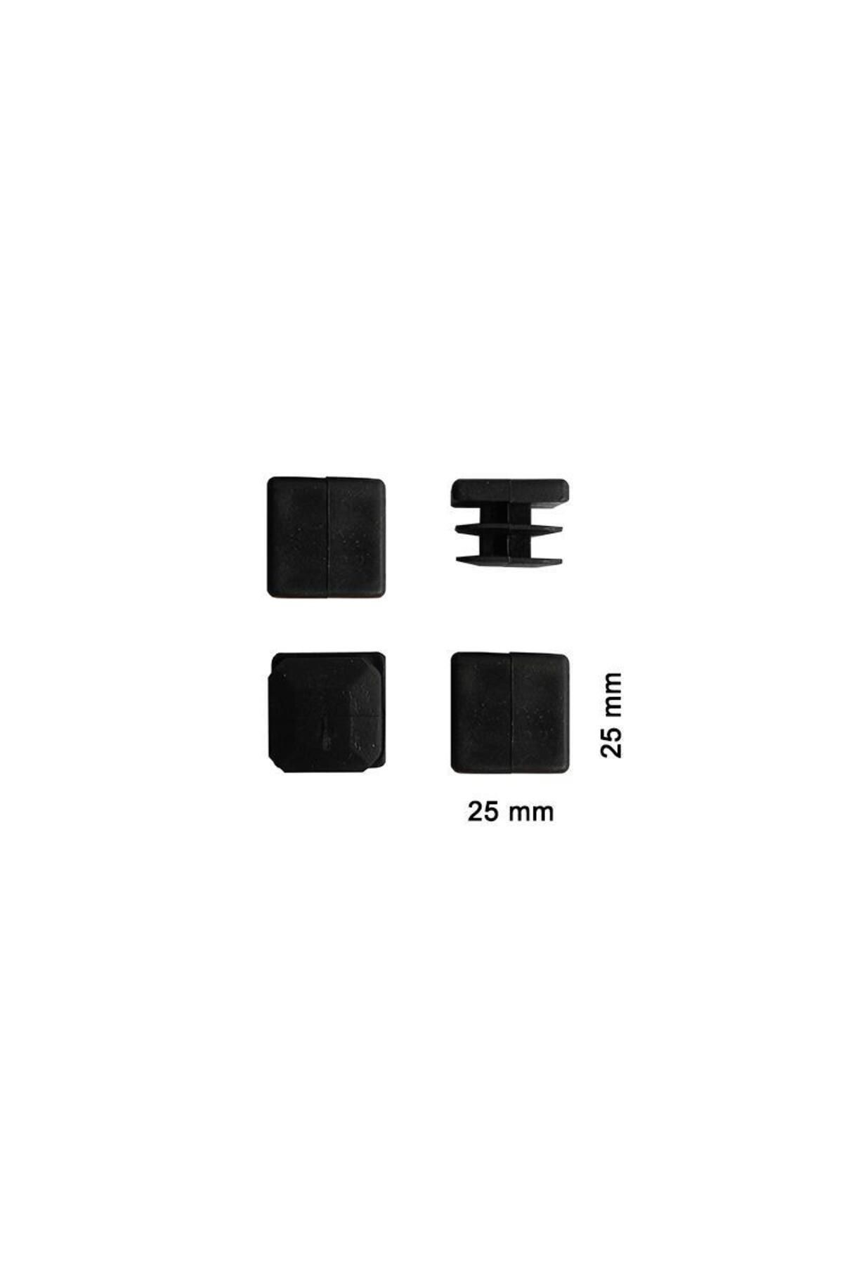 deryame Kare Profil İç Tapa 25x25 mm 4 Adet