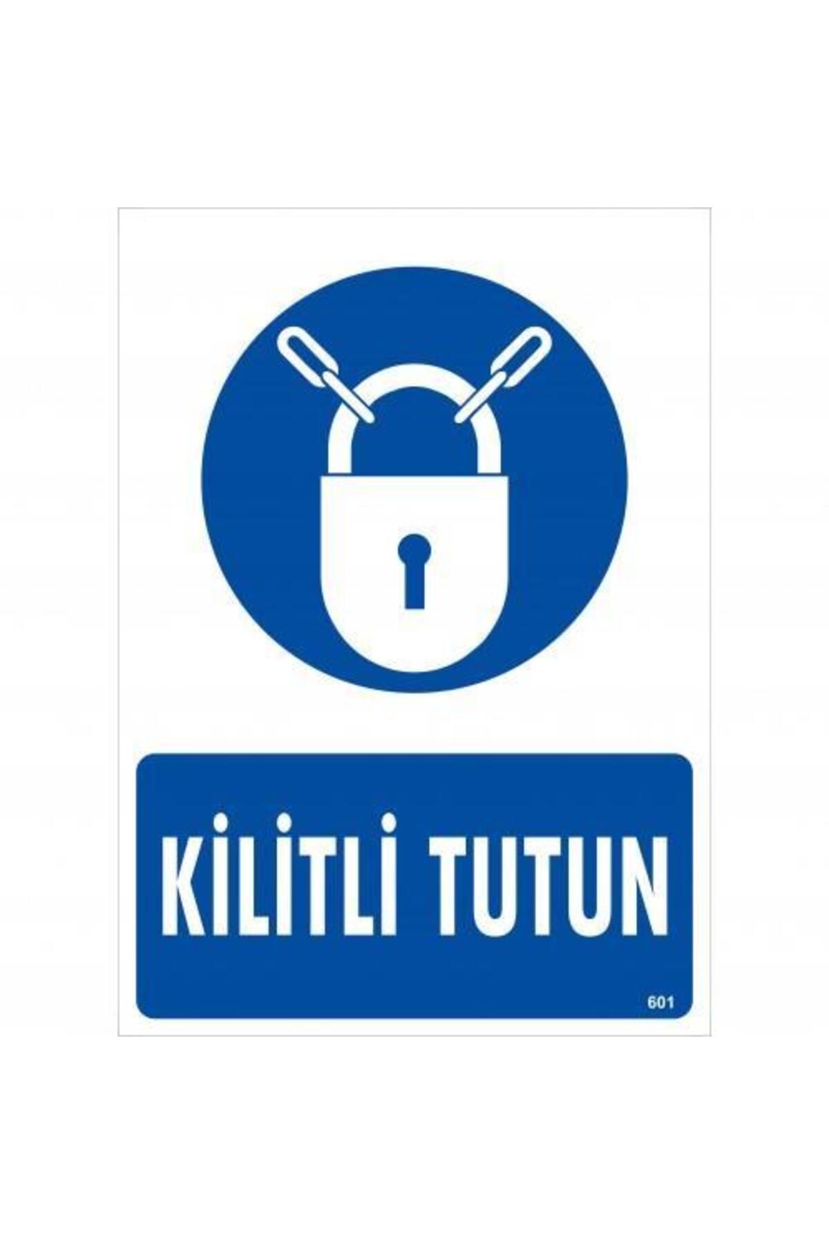 feifei Kilitli Tutun Uyarı Levhası 25x35 KOD:601