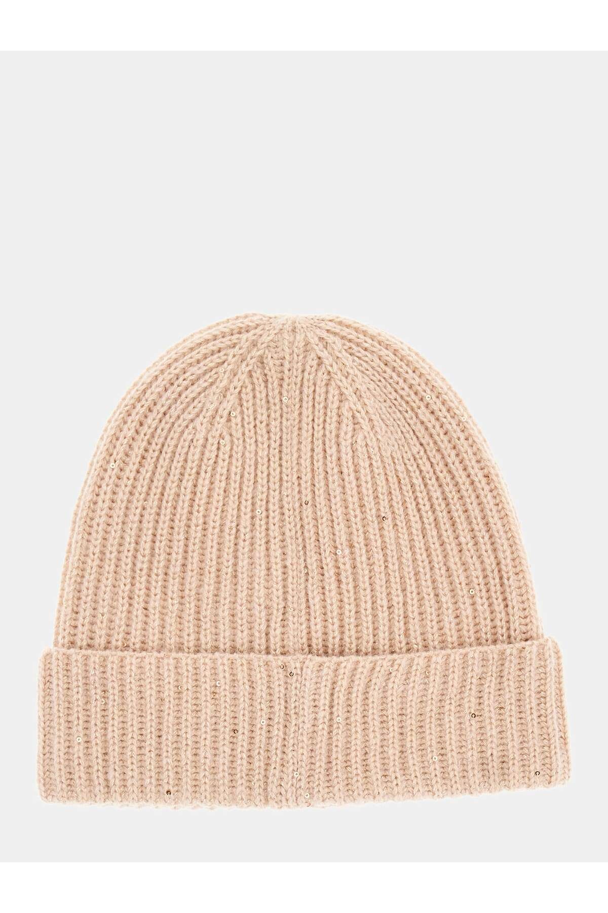 برت ترکیبی پشمی زنانه Beanie Guess