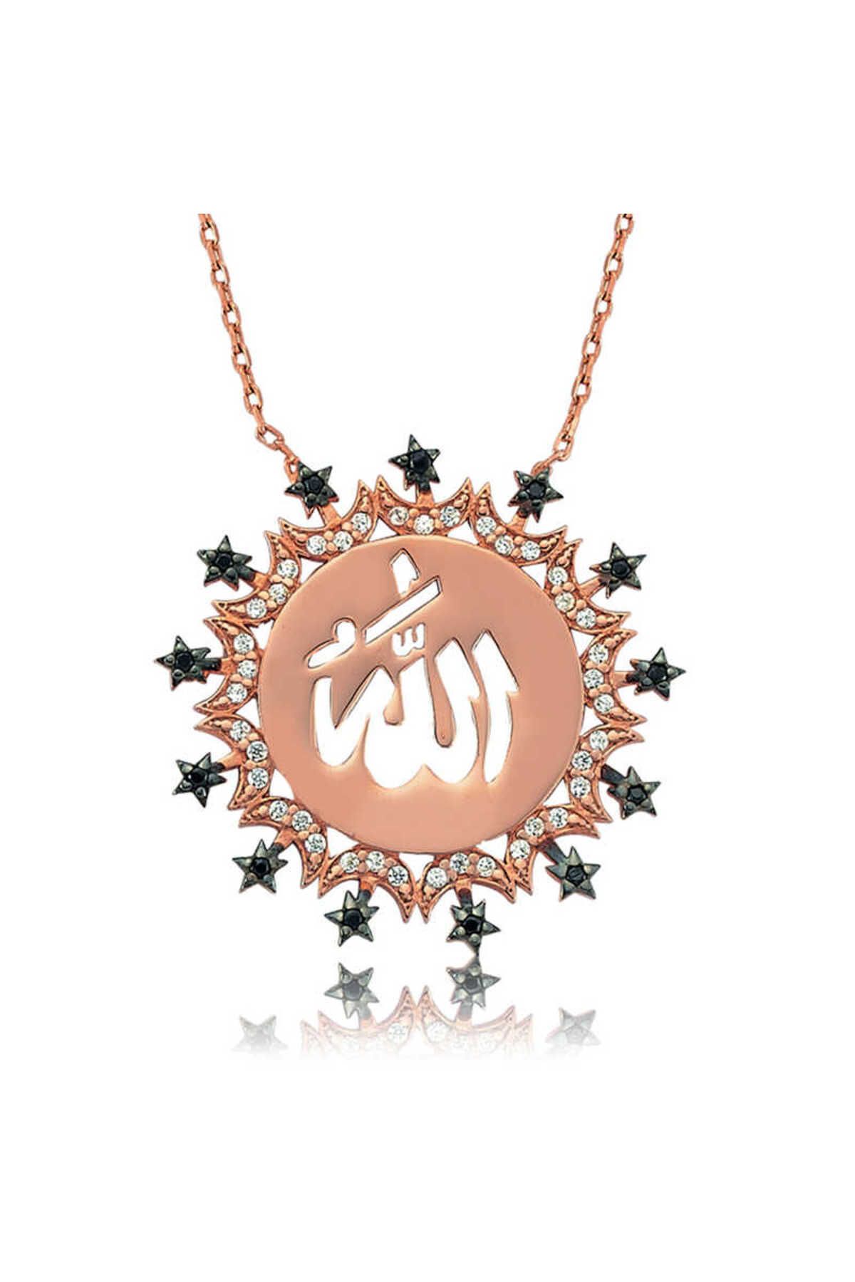 utku soydan Gümüş Allah Yazılı Kolye