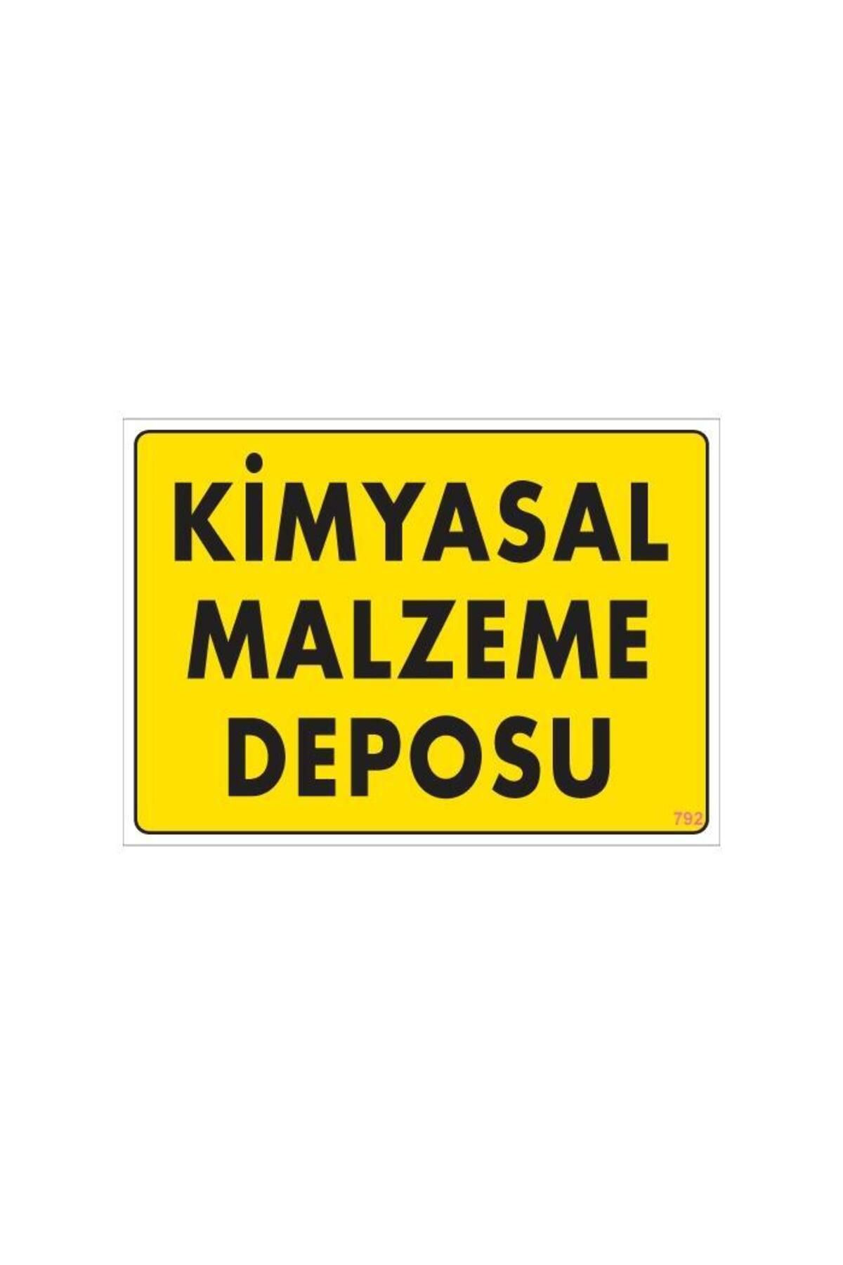 feifei Kimyasal Malzeme Deposu Uyarı Levhası 25x35 KOD: 792