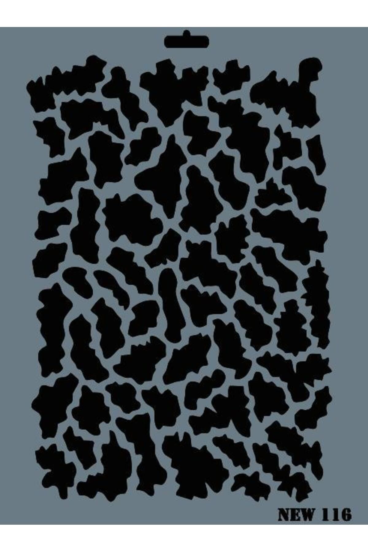 nuit dose Rich New Seri N-116 Stencil 35x25 cm