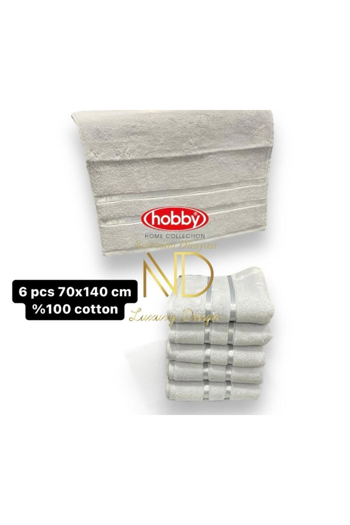 FAYMEM GLOBAL Dolce Açık Mavi 50x90 6'lı Havlu Seti