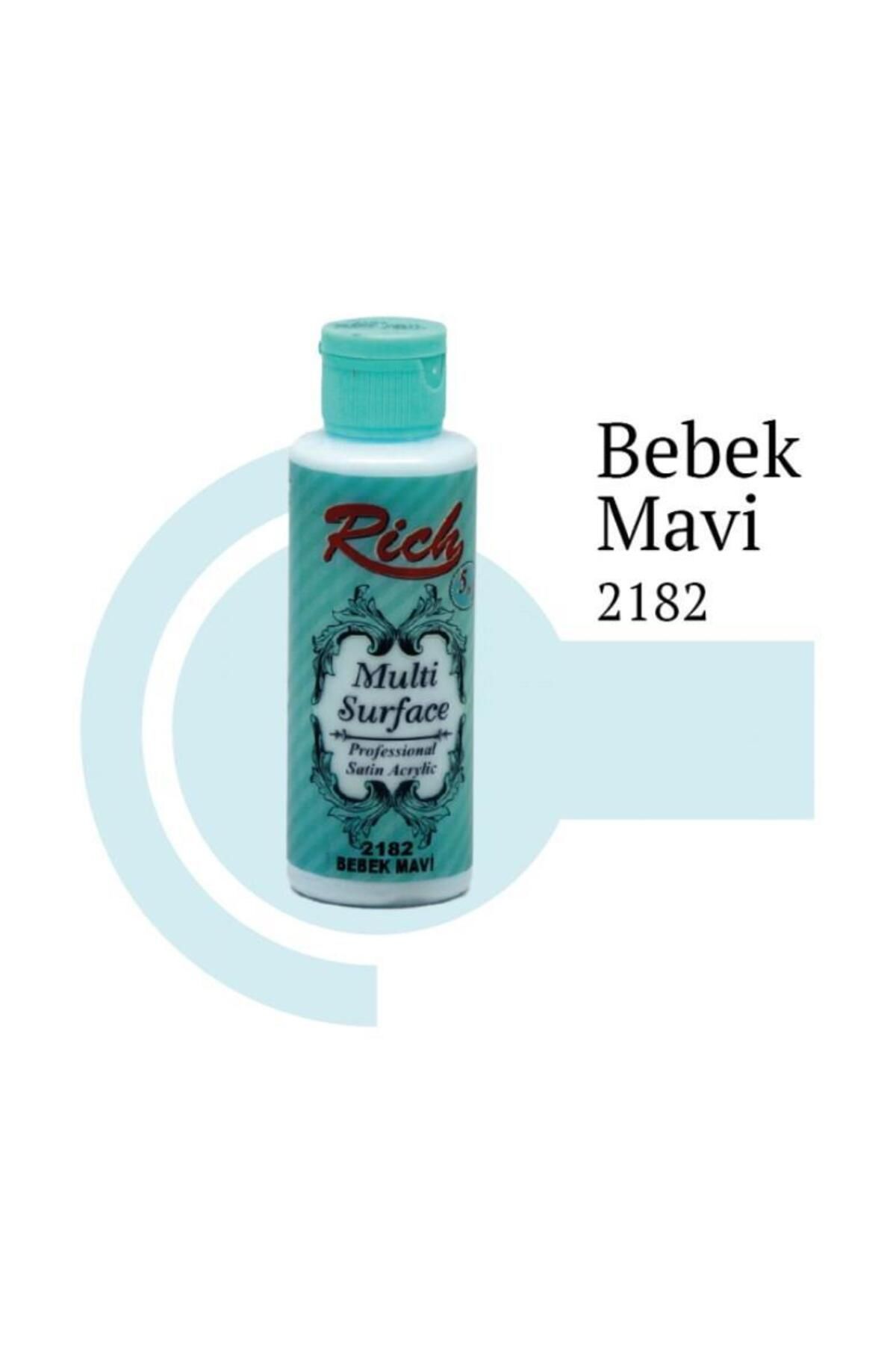 YİĞİTAUTOCLASS Rich Multi Surface 2182 Bebek Mavi Akrilik Boya 120 cc