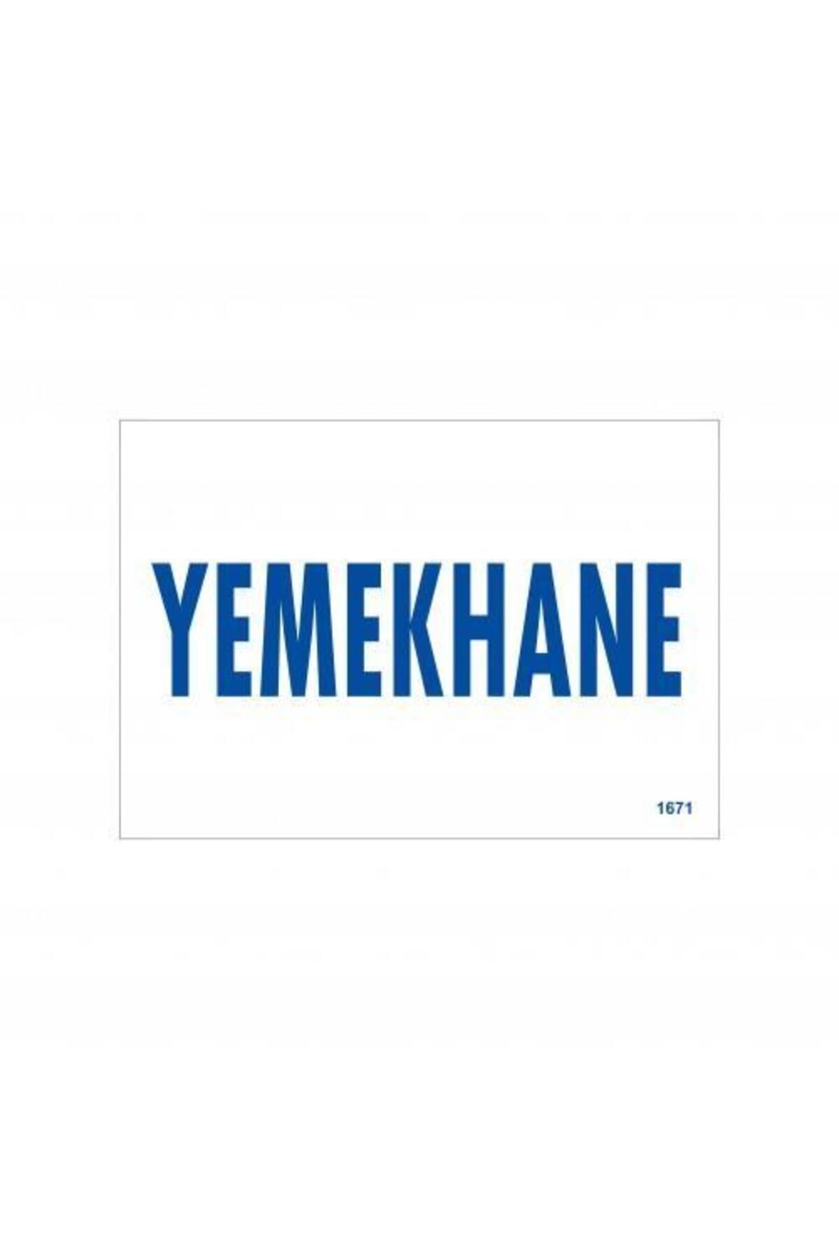 BilfolD Yemekhane Uyarı Levhası 17,5x25 KOD:1671