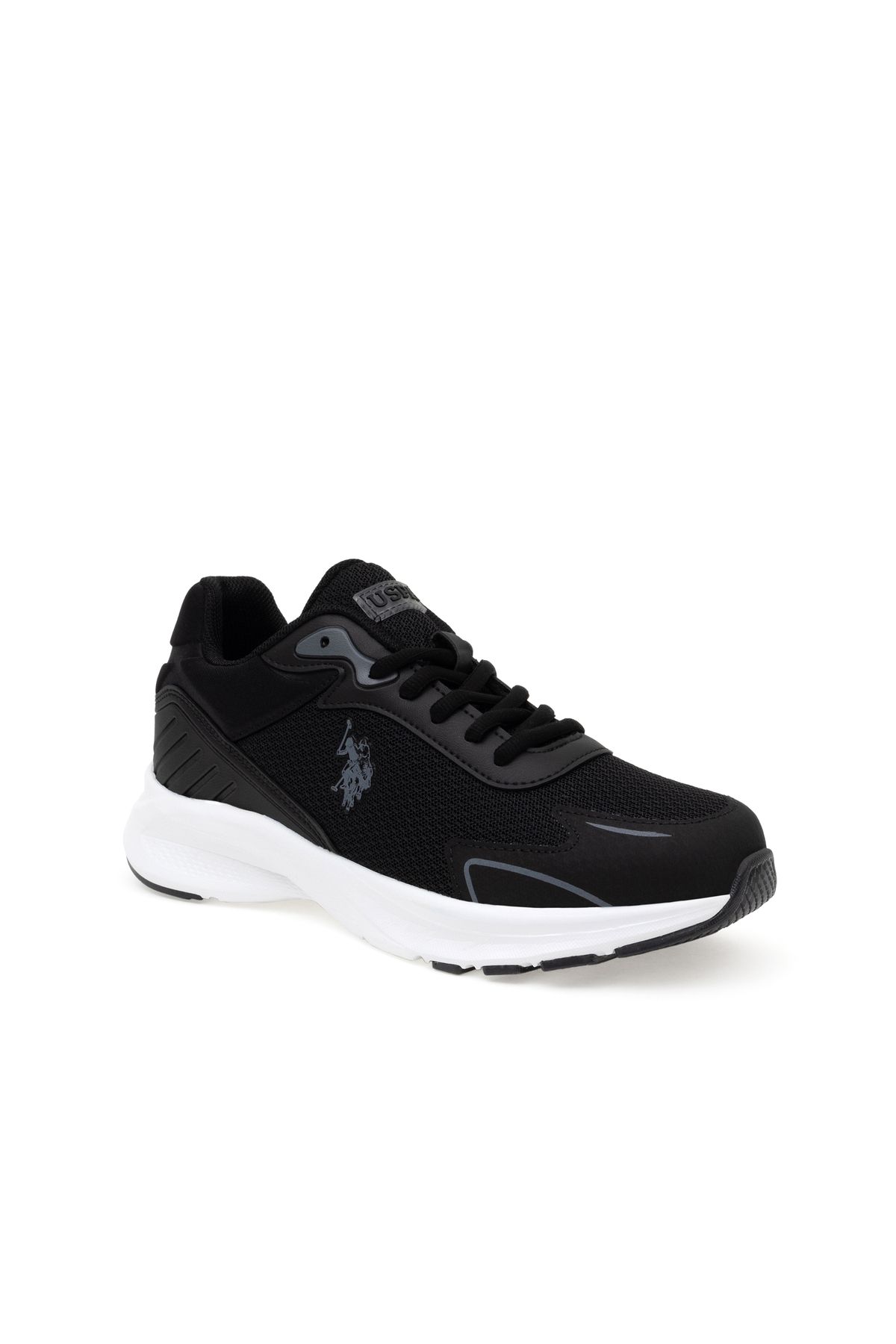 اسنیکر مشکی زنانه کفش سیاه VR046 اورجینال U.S. Polo Assn.