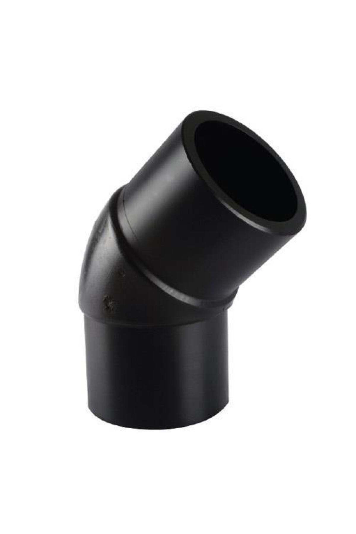 mikudesign Tega HDPE Spigot Açık Dirsek 125 mm 45 Derece