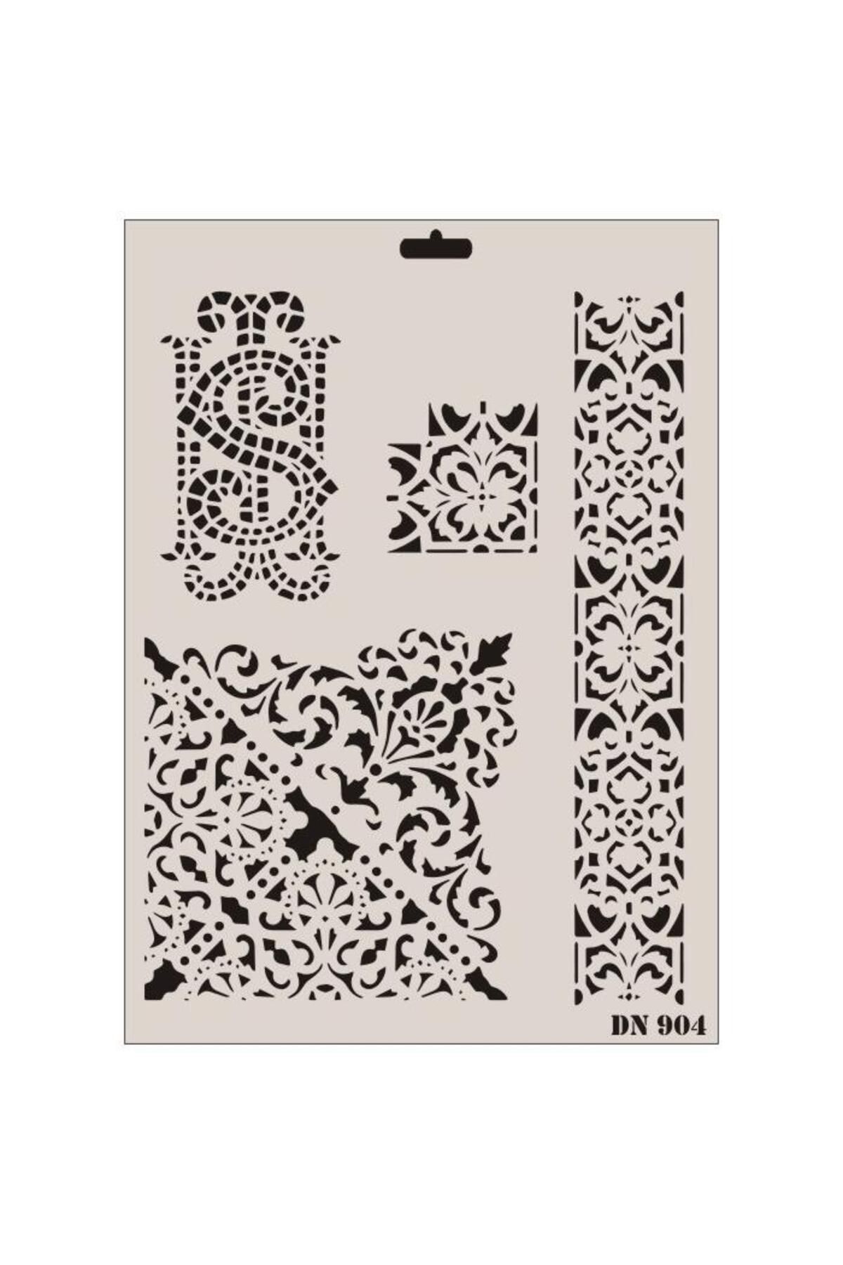 YİĞİTAUTOCLASS Dantel Seri DN-904 Stencil 35x25 cm