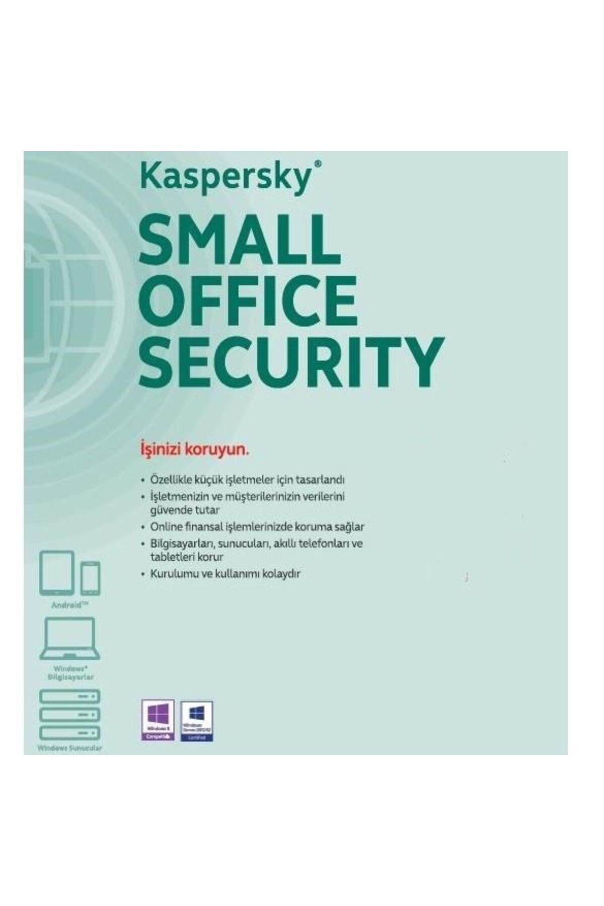 KASPERSKY Small Office Security 1yıl 2server + 15kullanıcı + 15 mobil cihaz