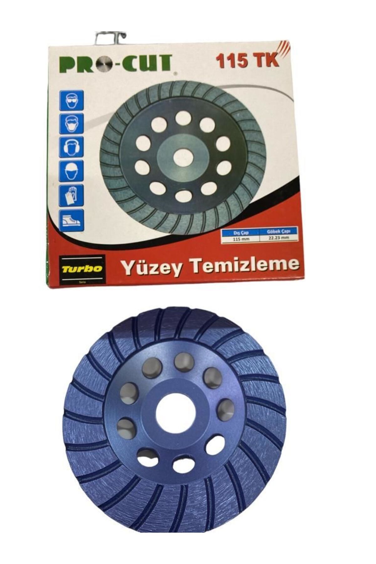 BilfolD Procut 51185 Turbo Serisi Yüzey Temizleme 115 mm