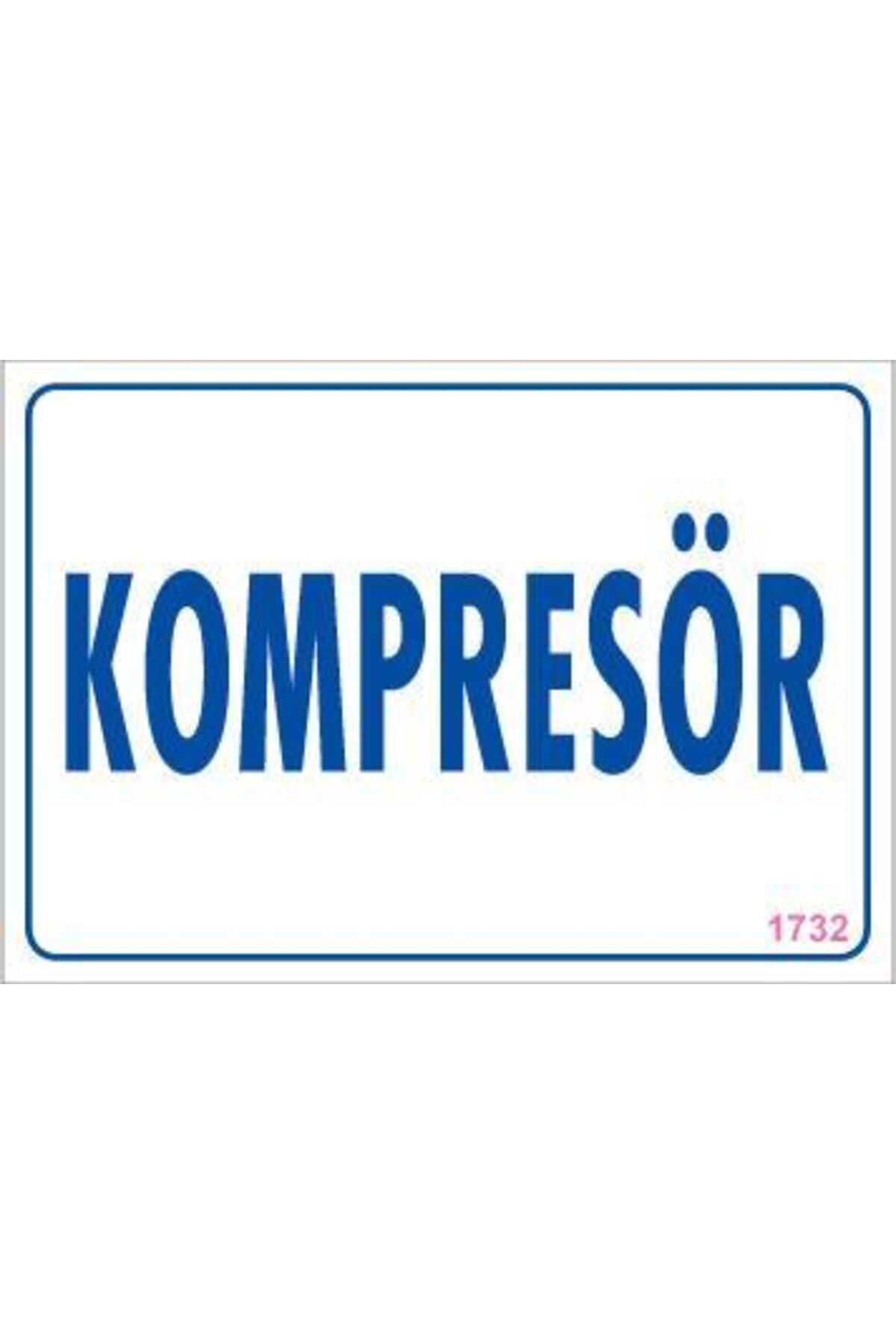 feifei Kompresör Uyarı Levhası 17,5x25 KOD:1732