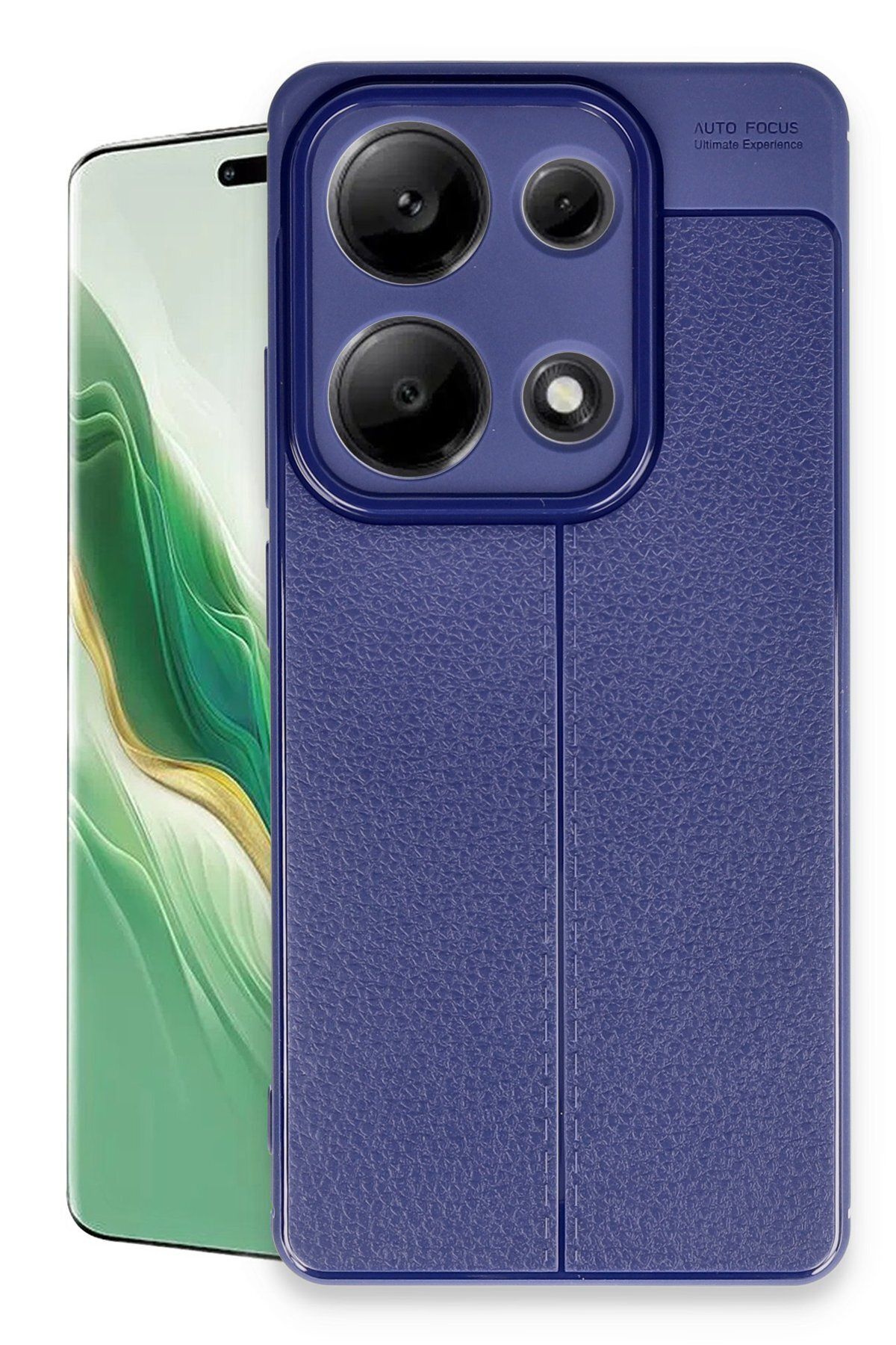 NewFace Xiaomi Redmi Note 13 Pro 4G Kılıf Auto Focus Kapak - Lacivert GLSTD