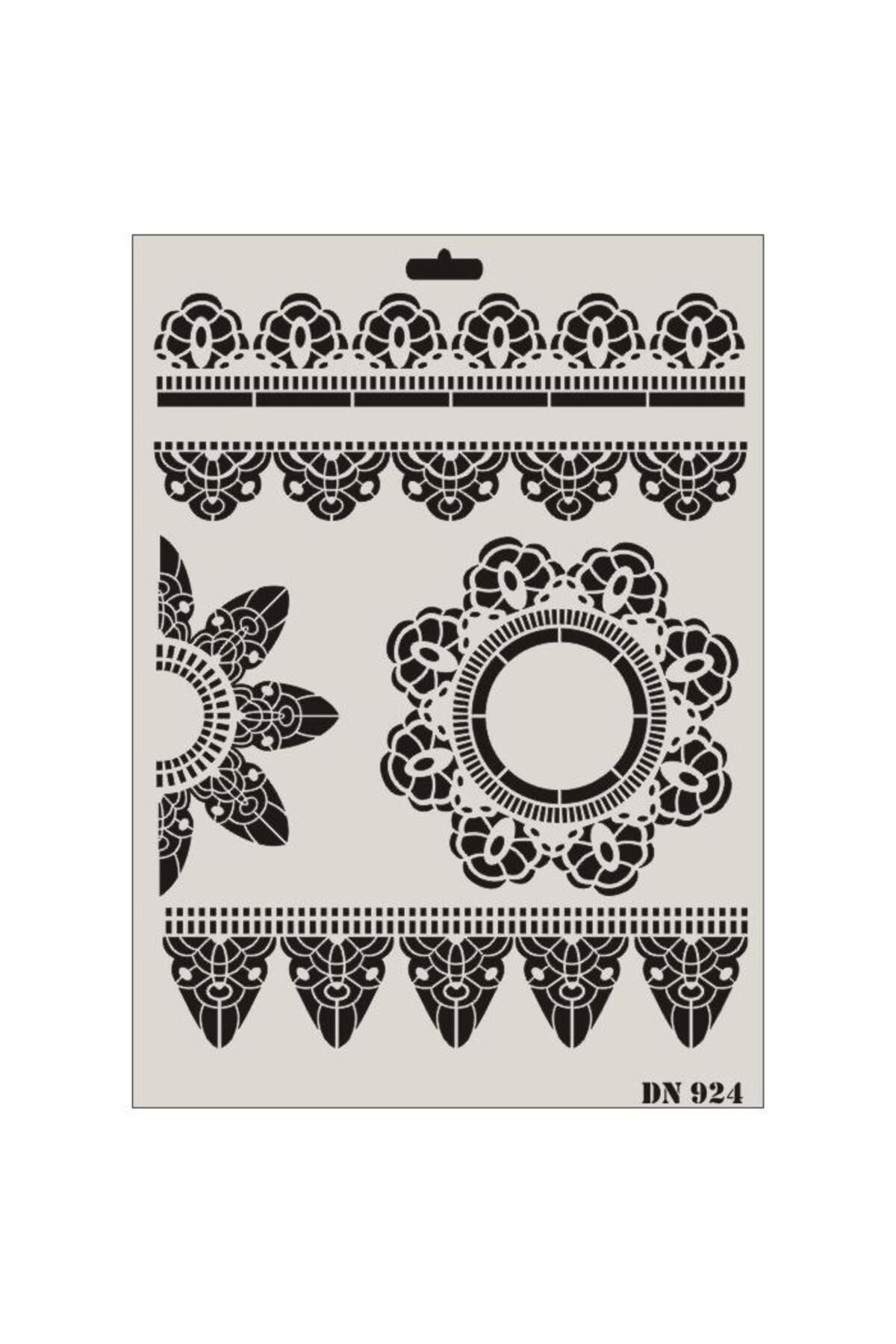 ıvırzıvırr Rich Dantel Seri DN-924 Stencil 35x25 cm