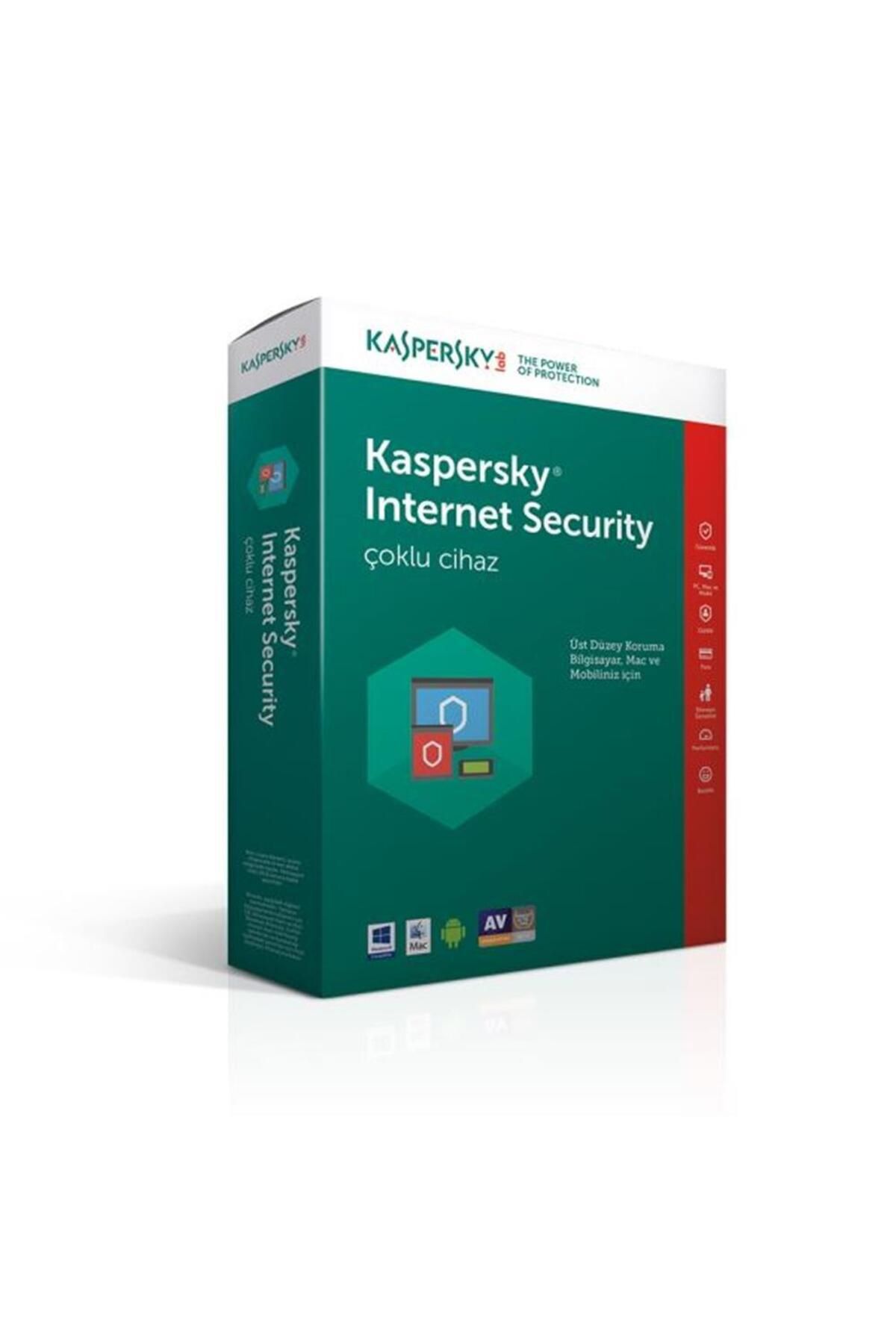 KASPERSKY Internet Security 4 Kullanıcı 1 Yıl