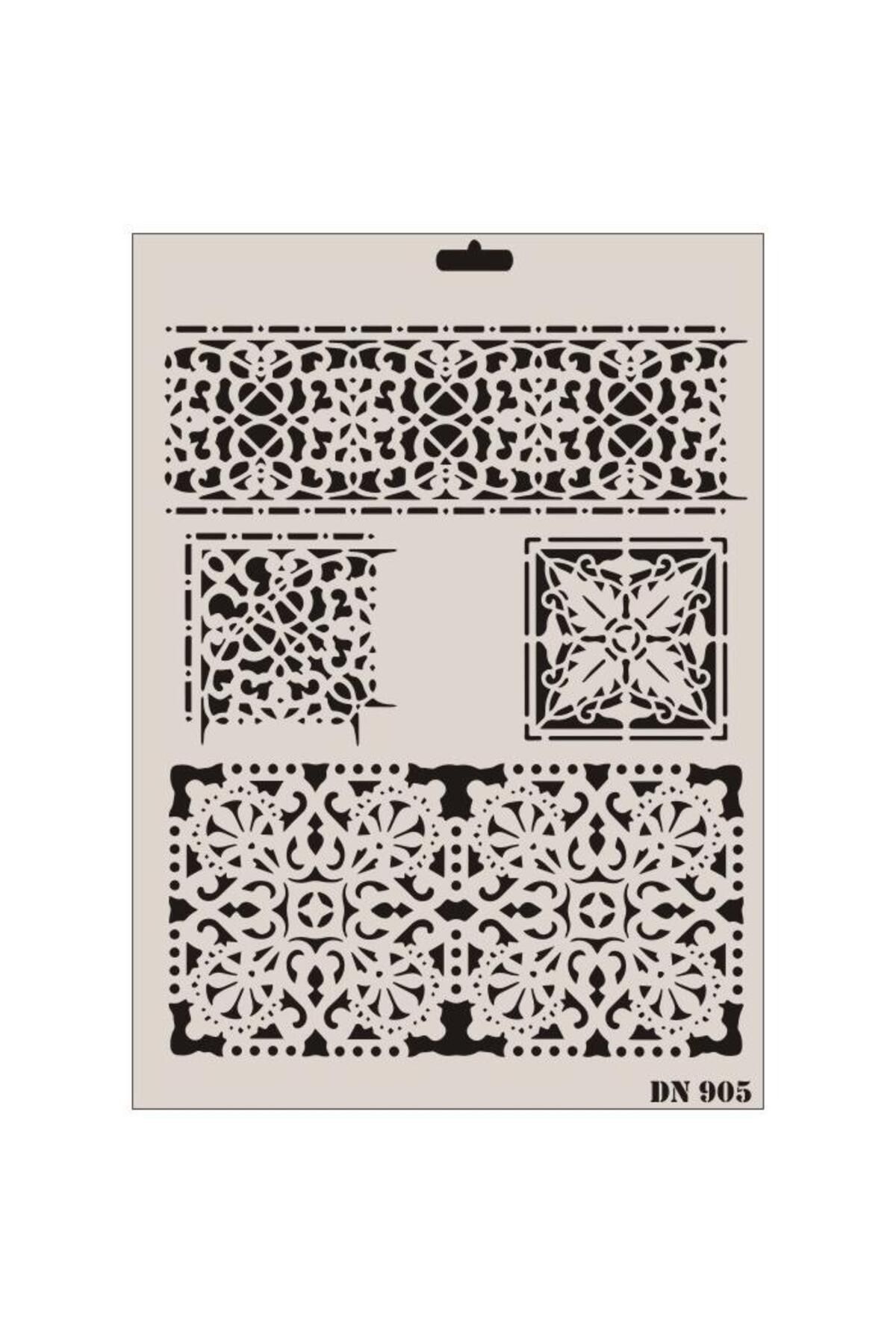 NeoNext Rich Dantel Seri DN-905 Stencil 35x25 cm
