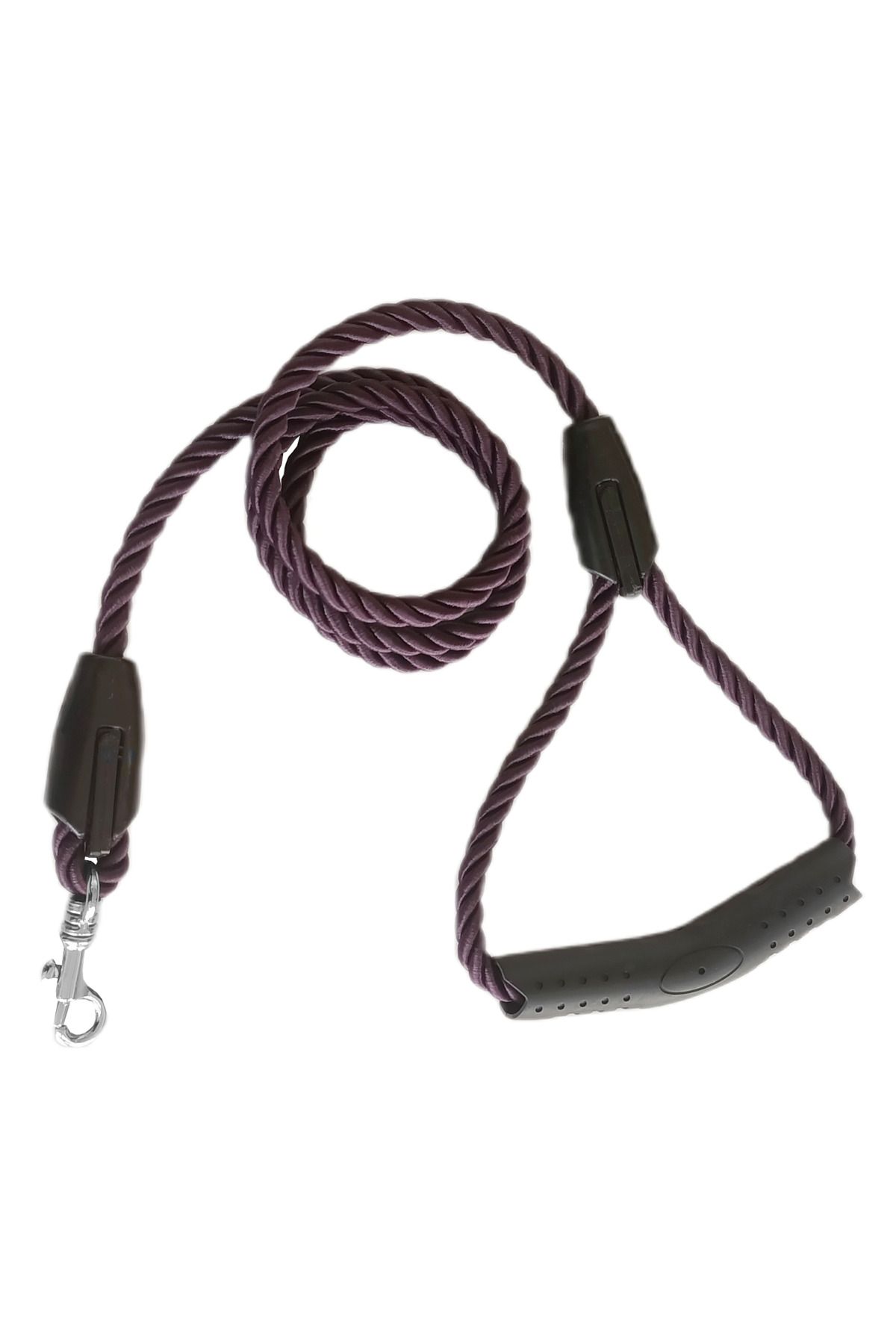 K&A-Triple Coiled Dog Walking Rope 1 Cm-120 cm Purple 4