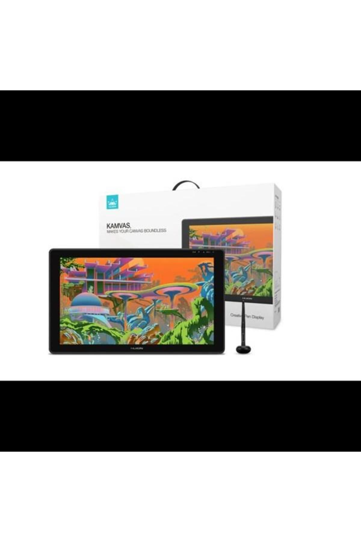 Huion Kamvas 22 Plus Ips Panel Full Hd Lcd Grafik Tablet 8192 Kademe Basınç Hassasiyetli, 140% Srgb,