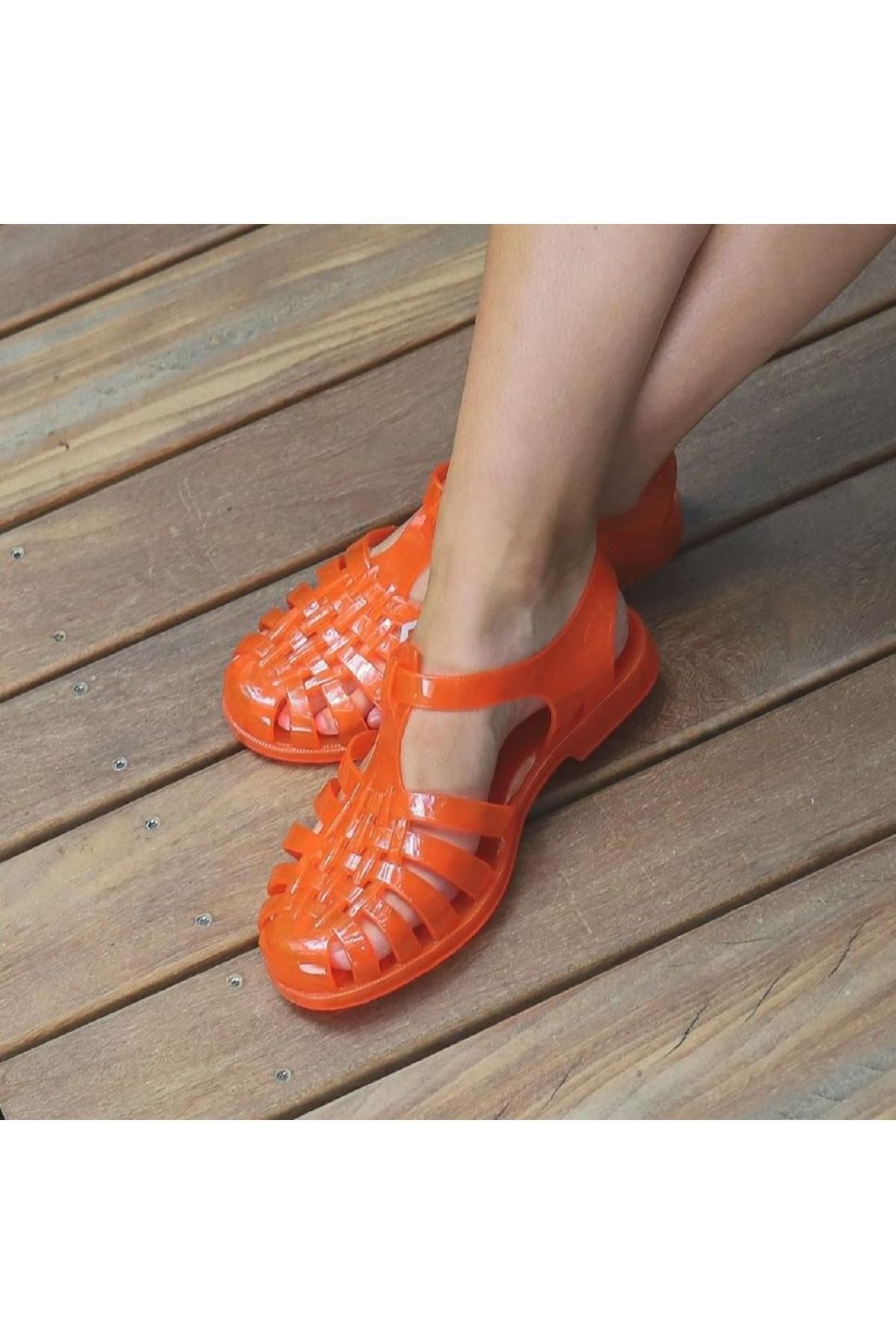 MEDUSE-Orange Children's Sandals - Sun Flamme Model 3