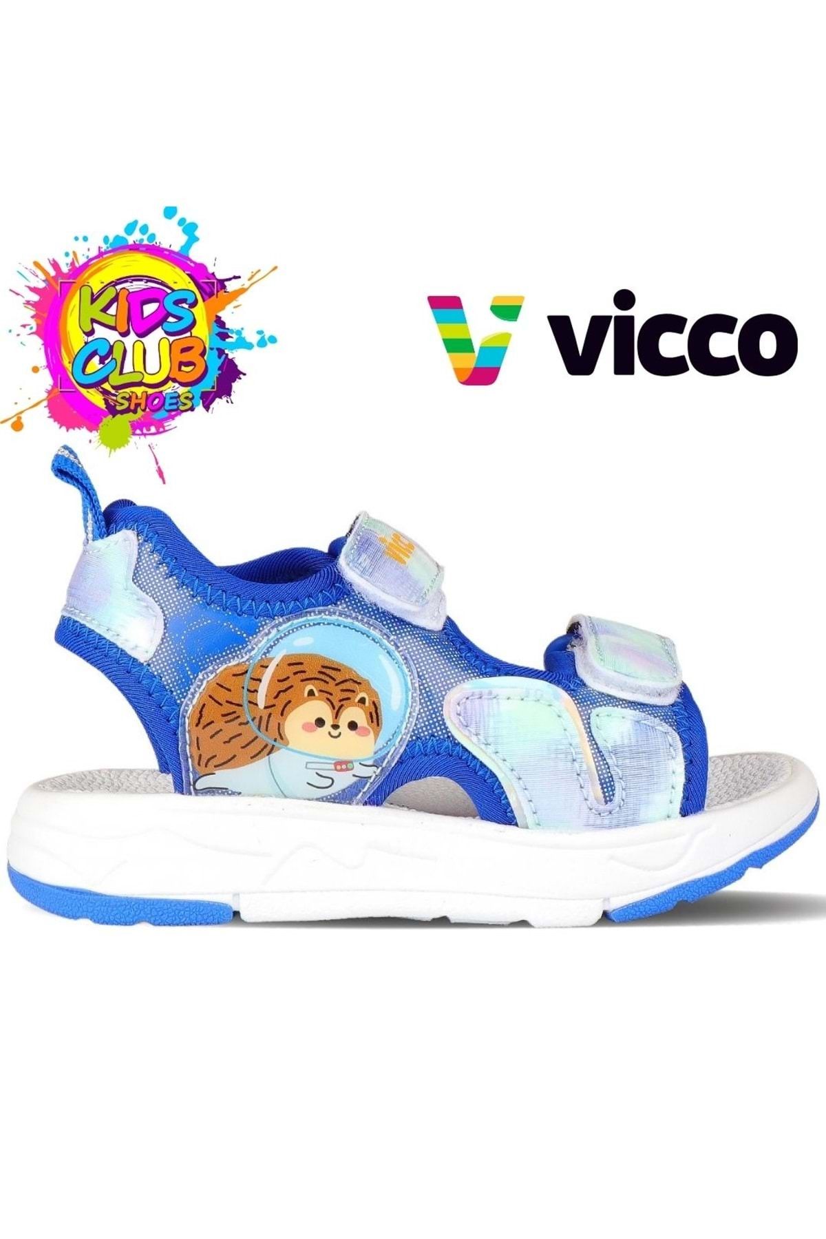 صندل آبی دخترانه و پسرانه بچگانه های ارتوپدی نانا به رنگ Vicco