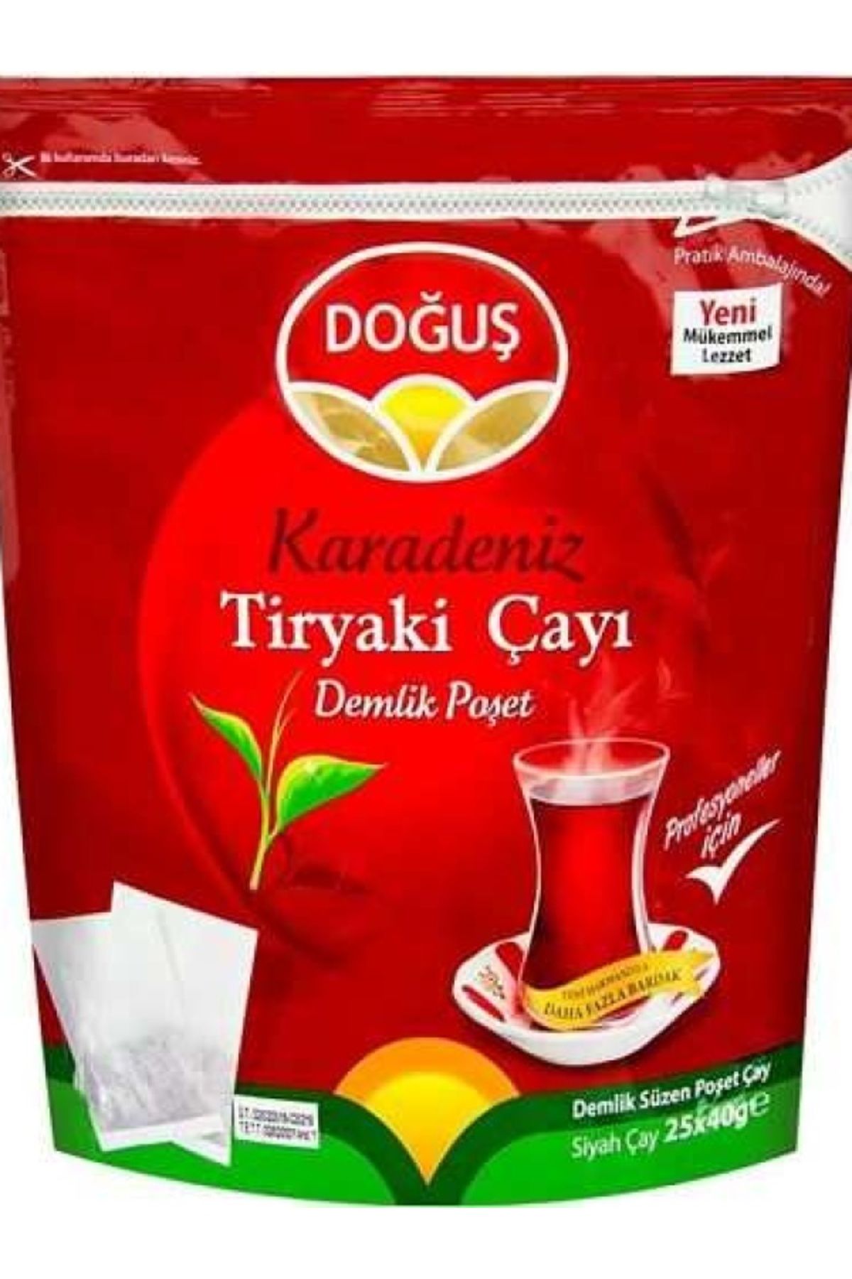 Doğuş Karadeniz Tiryaki Demlik Poşet Çay 25x40 gr