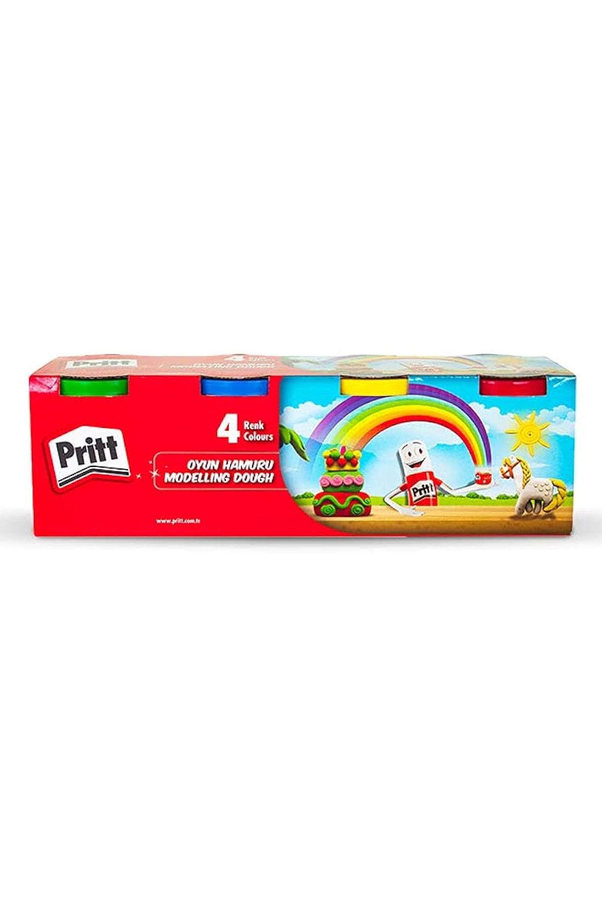 EpicMart Pritt 4 Renk 100 gr X 4 Oyun Hamuru